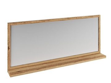 massivum Badmöbel-Set Sydney I Waschtisch 138cm mit Spiegel I massiv Holz Wildeiche, (2-St)