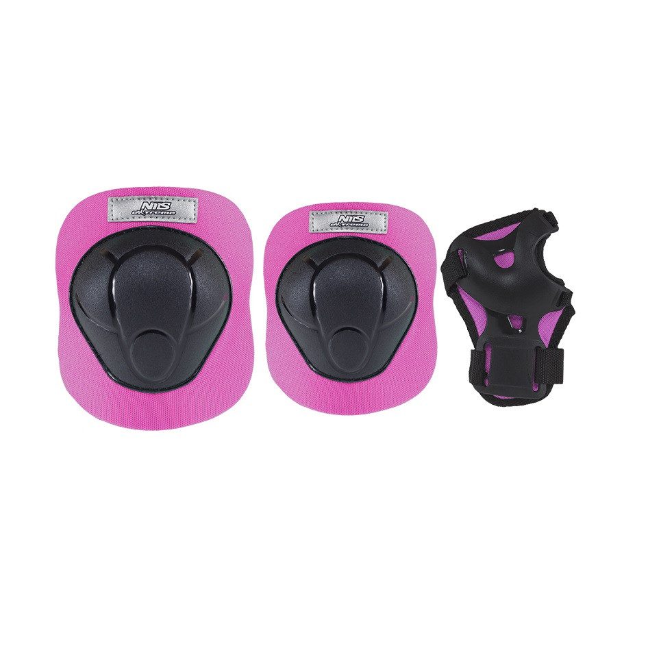 Protektoren-Set Schoner Set Inlineskates Skateboard Protektoren Schützer rosa