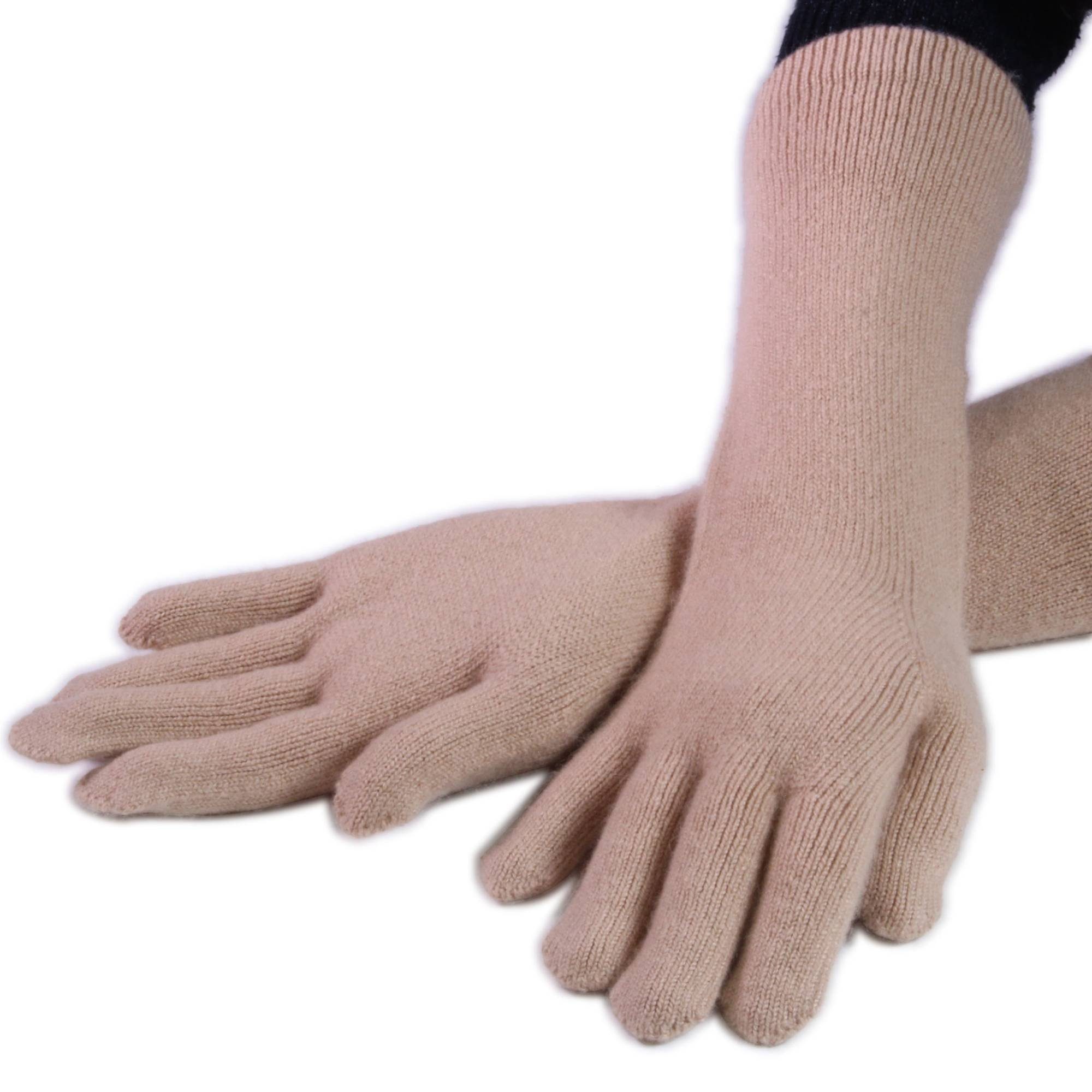 Handschuhe DamenCamel Strickhandschuhe 100% Tumelo Kaschmir