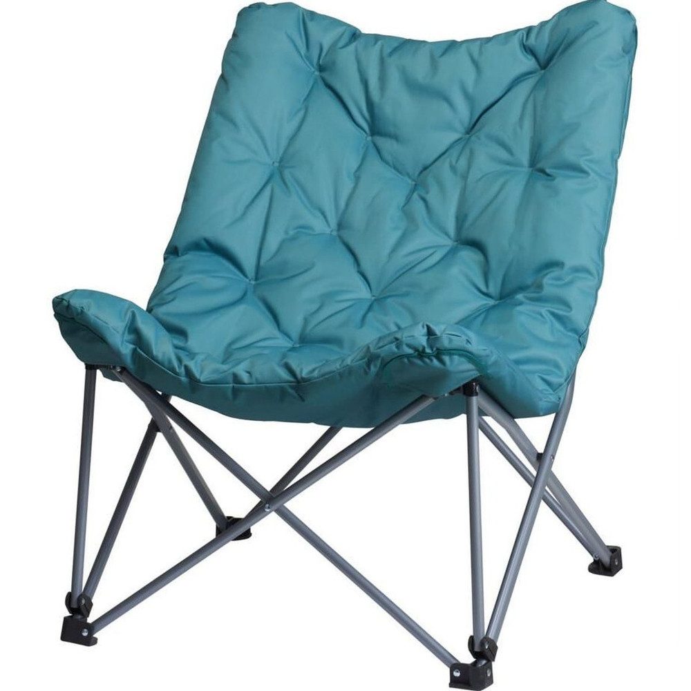 Koopmann Klappstuhl Campingstuhl gepolstert - türkis