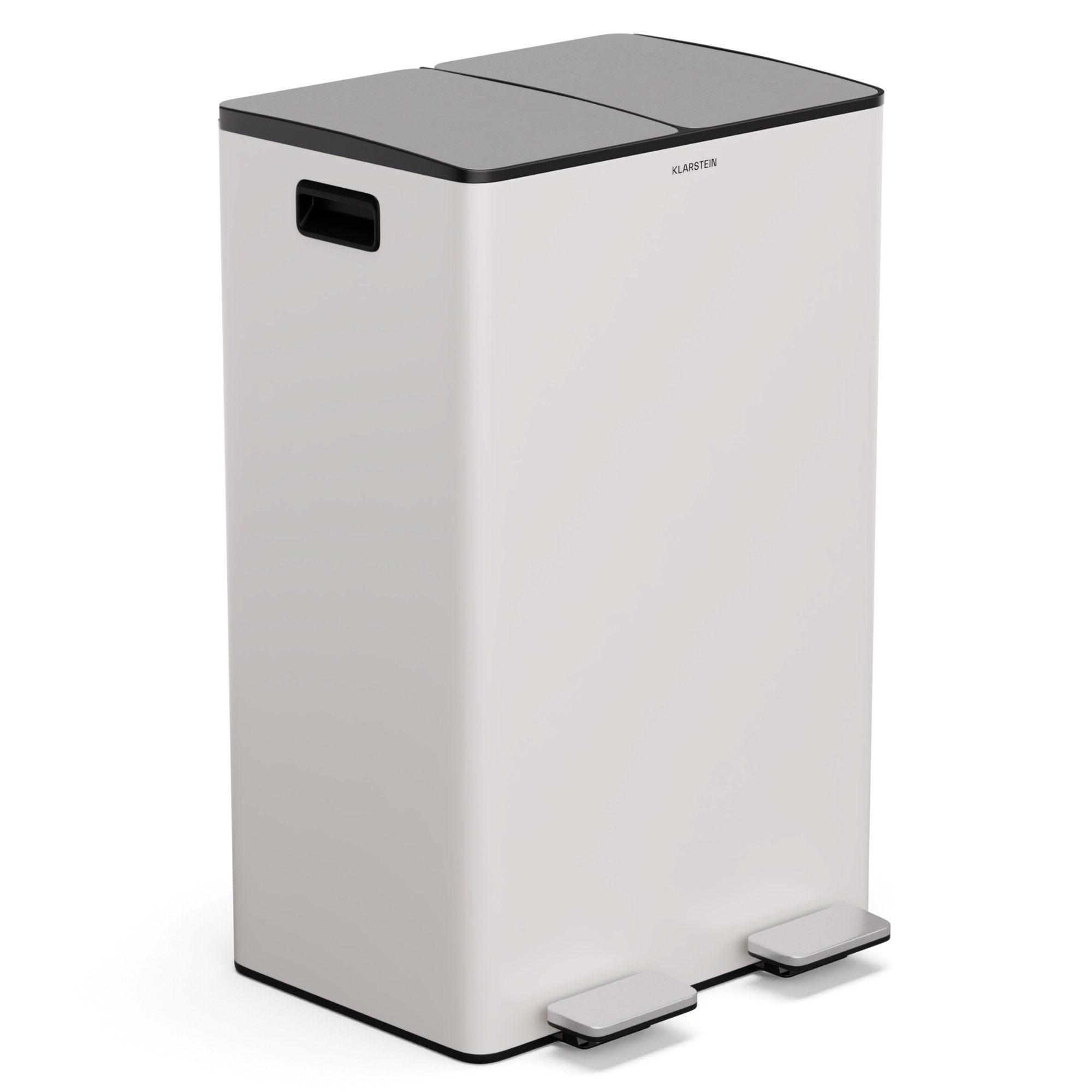 Klarstein Mülleimer EcoVista, Mülltonnenbox Fach Treteimer Trash Bin Garbage Müll
