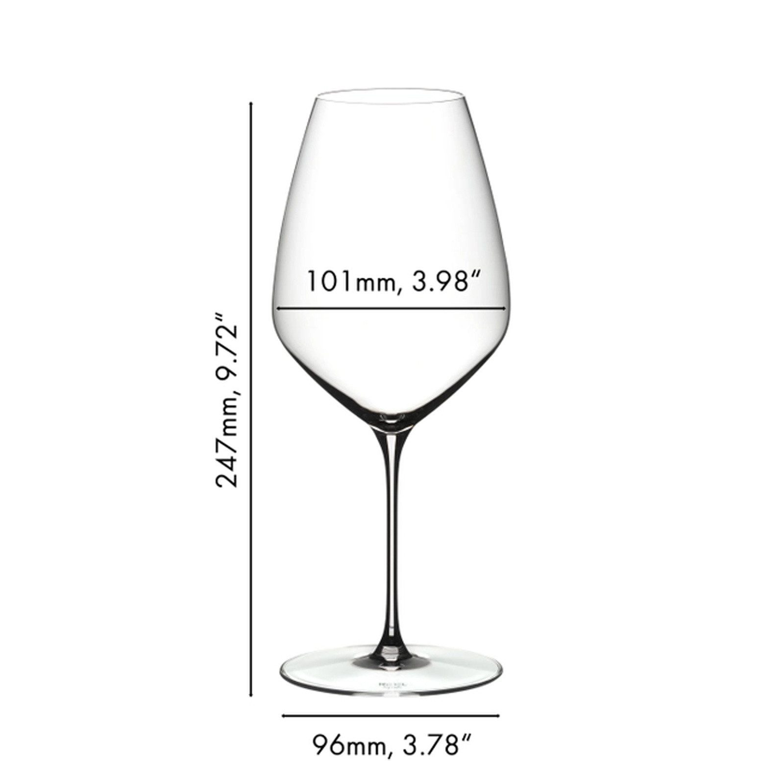 RIEDEL THE WINE GLASS COMPANY Rotweinglas Veloce Syrah / Shiraz Weingläser 720 ml 2er Set, 2-tlg., Glas