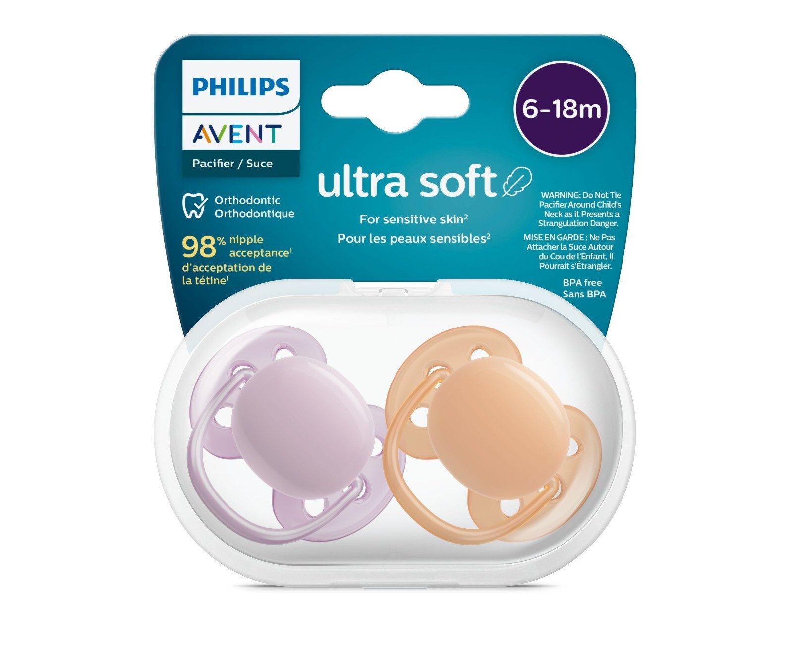 Schnuller ultra soft Beruhigungssauger 6-18 Monate