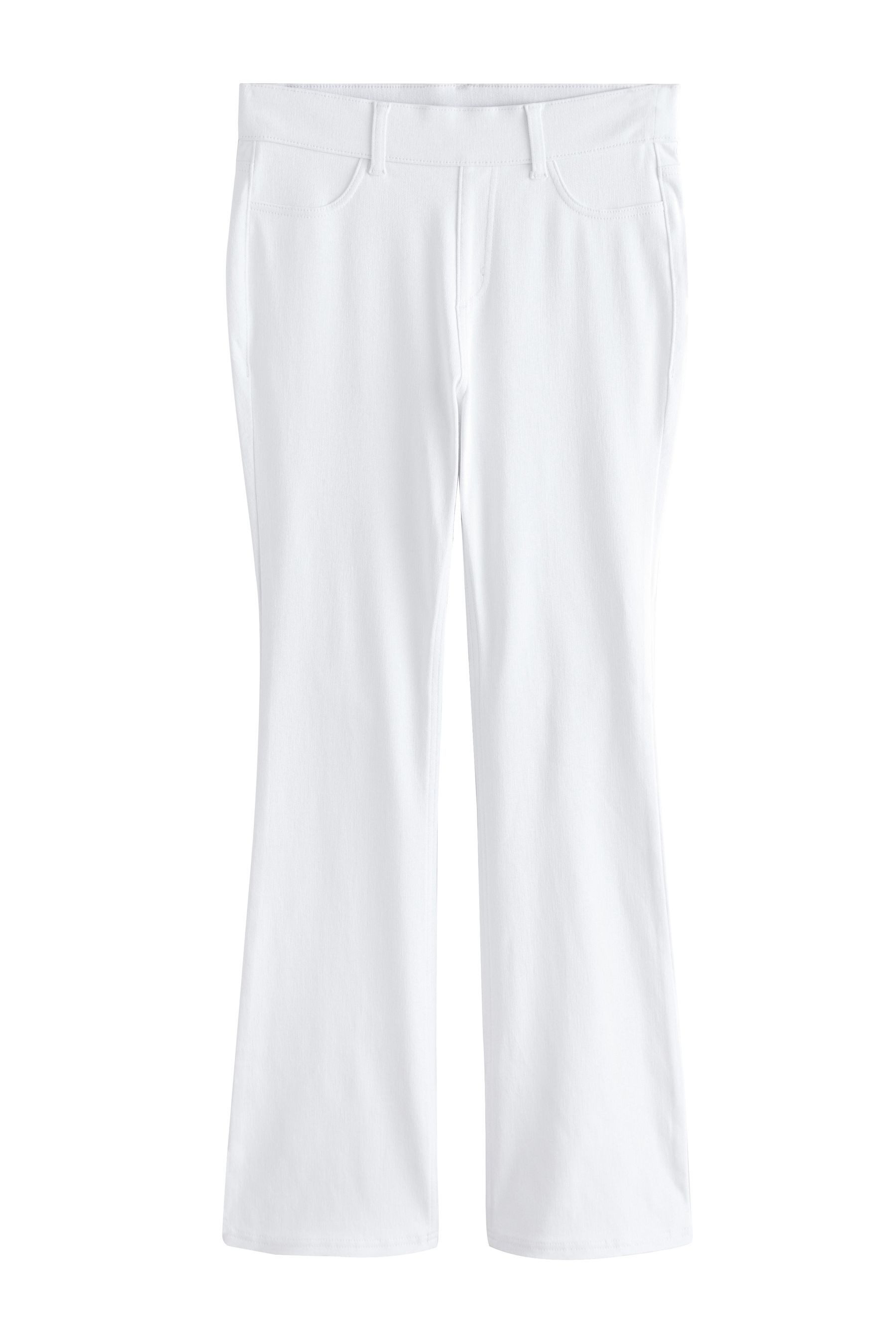 Next Jeansleggings Lange Bootcut-Leggings aus Jersey-Denim, 2er-Pack (2-tlg)