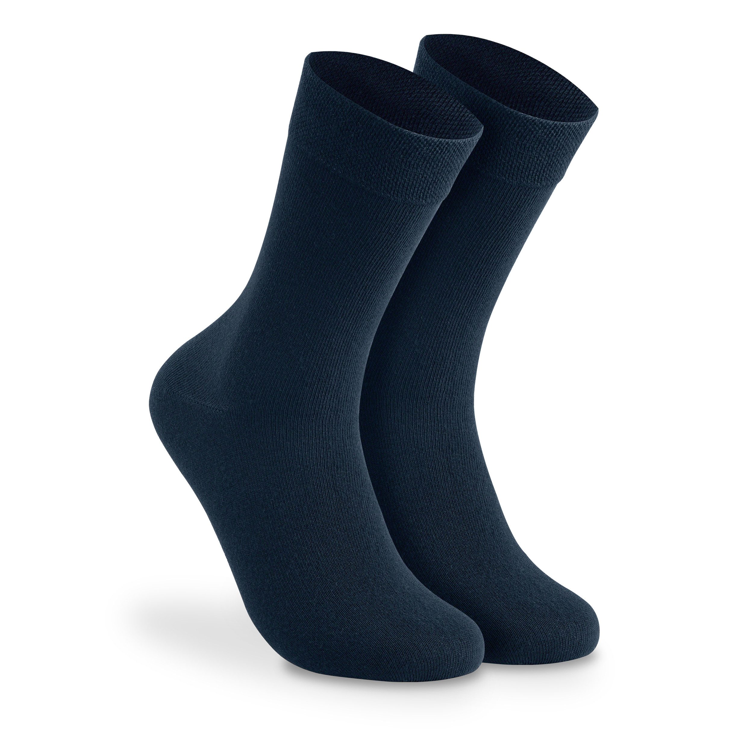 Bärenfuß Businesssocken 8 Paar Herren Damen Premium Business Socken atmungsaktive Baumwolle (ohne spürbare Naht oder Fusseln, plastikfreie Verpackung)