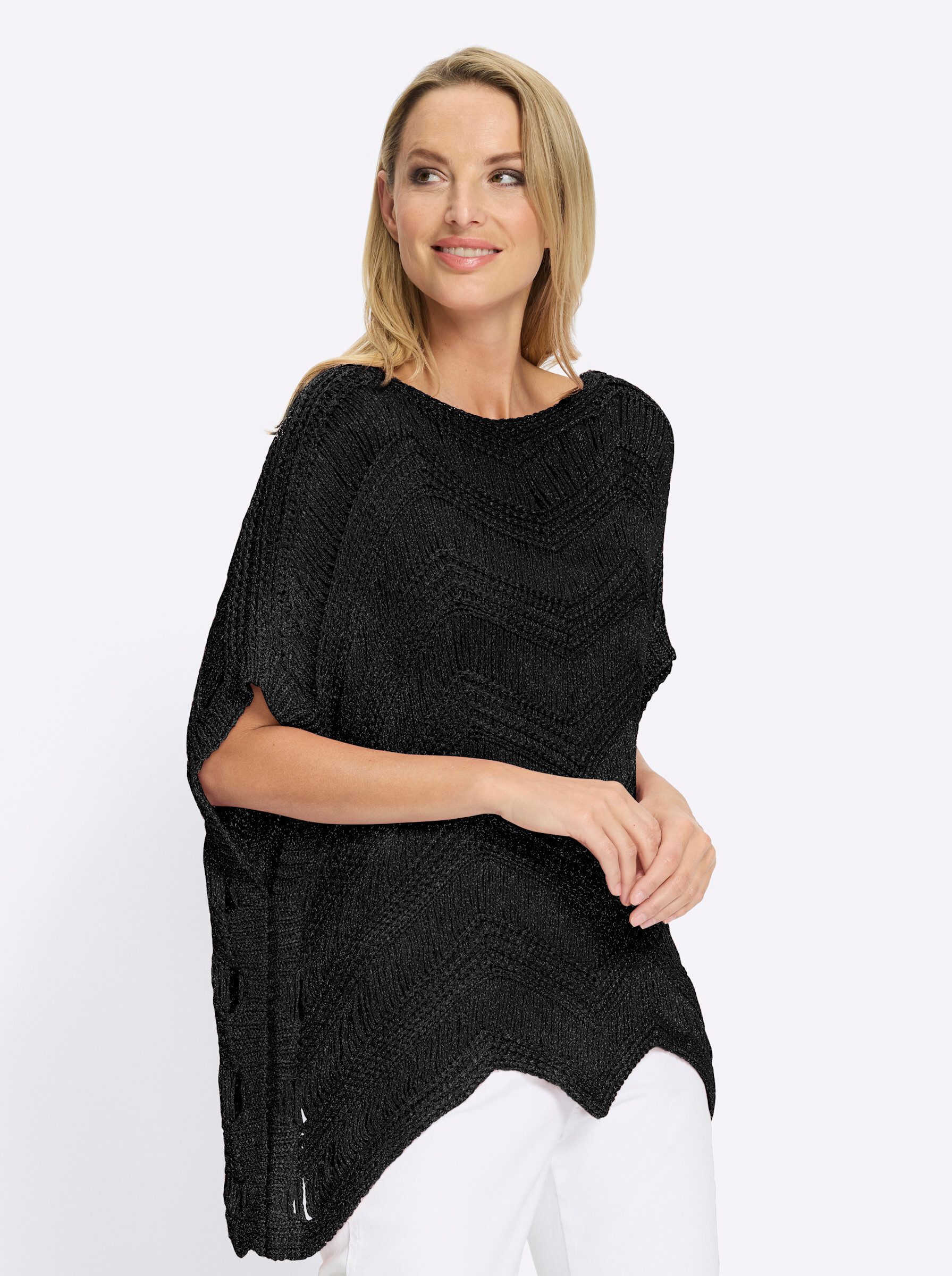 heine Strickpullover Pullover Kurzarm