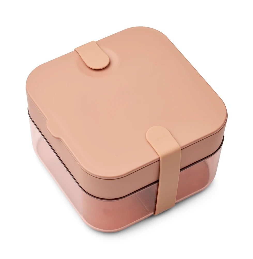 Liewood Lunchbox Liewood Bento Box, Lunchbox, Ланч-боксы - Amandine, Farbe:, Toskana-Rose / Staubige Himbeere