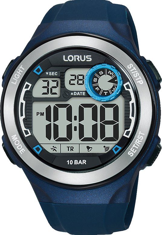 LORUS Digitaluhr R2383NX9, Armbanduhr, Quarzuhr, Herrenuhr