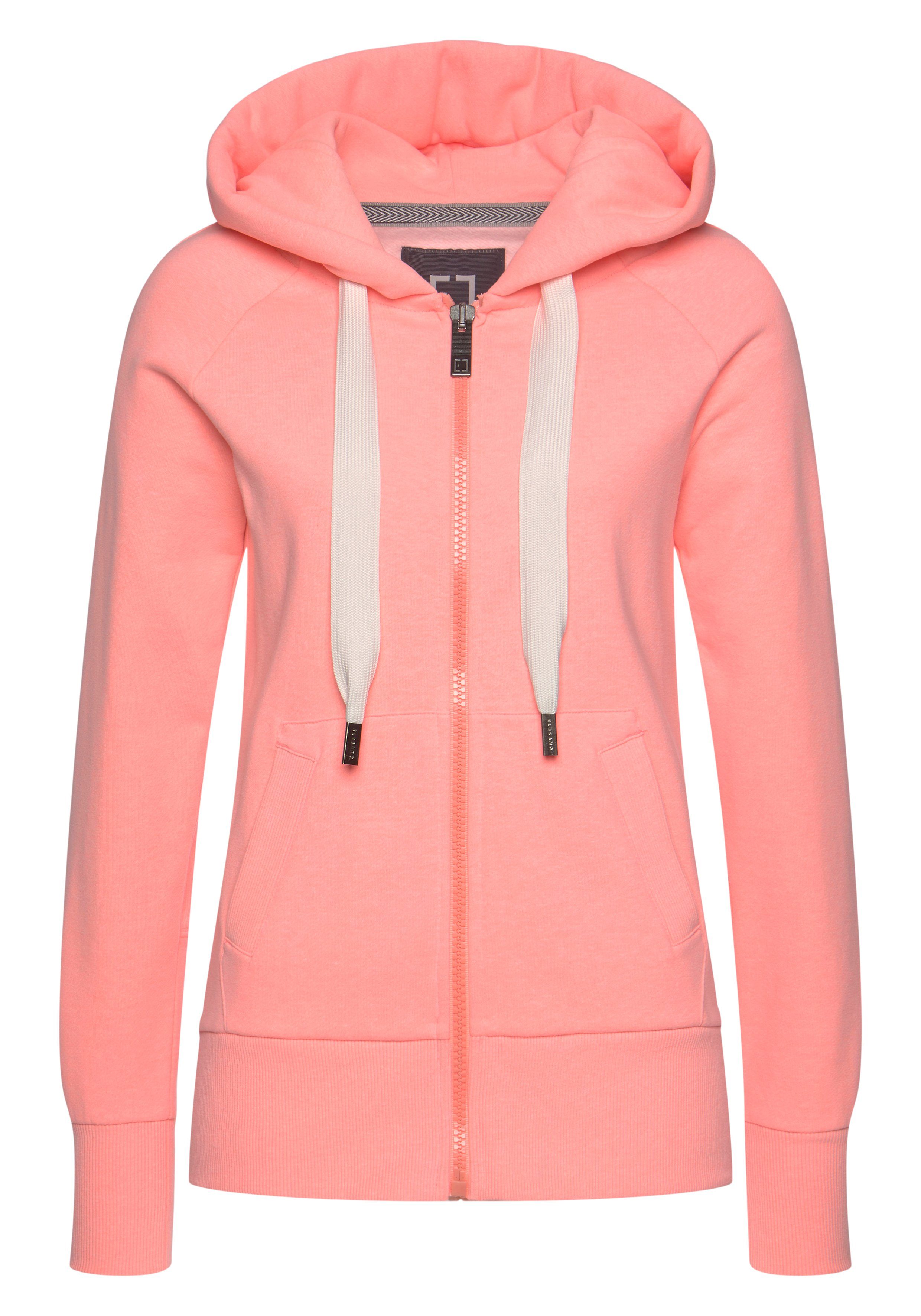 Elbsand Kapuzensweatjacke Kelda mit Logoprint und günstig online kaufen