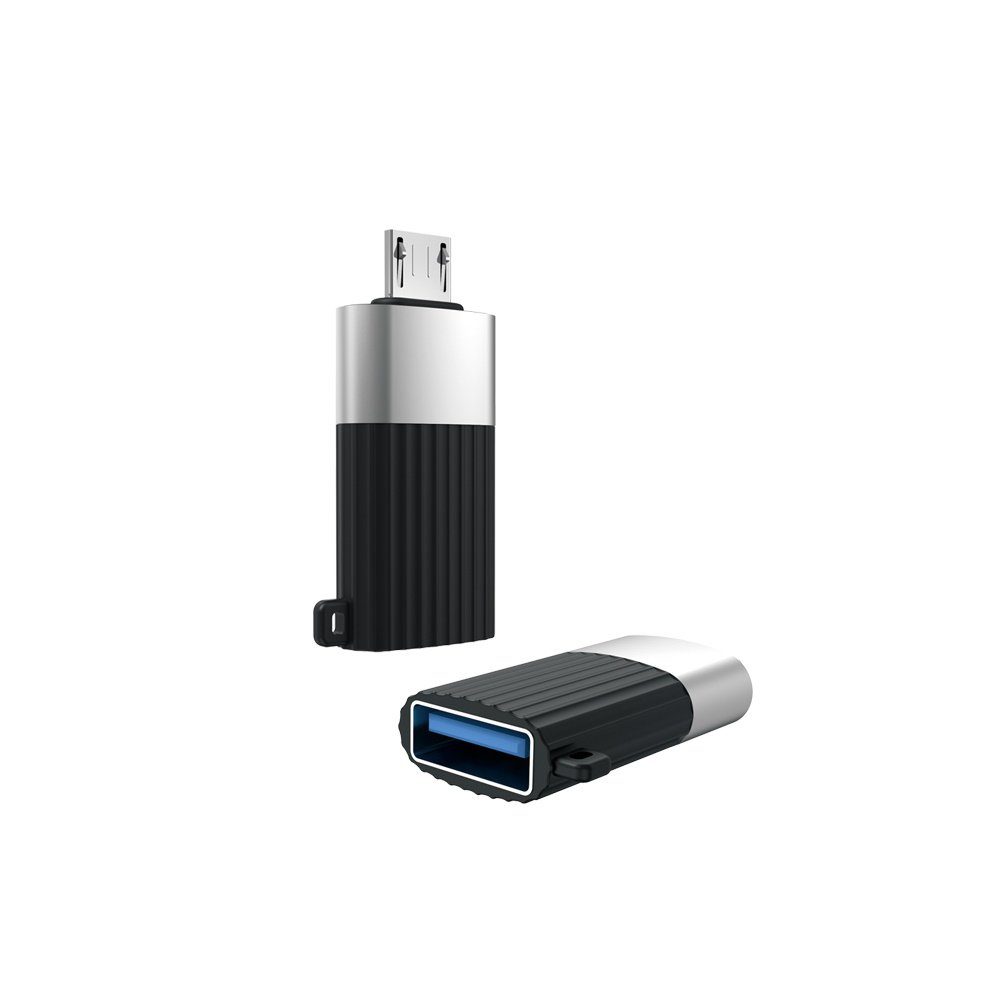 XO Adapter USB Buchse auf Micro-USB wandelt USB zu Micro-USB Smartphone-Adapter