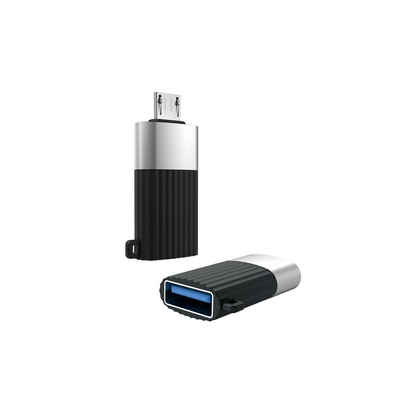 XO XO Adapter USB Buchse auf Micro-USB wandelt USB zu Micro-USB Smartphone-Adapter