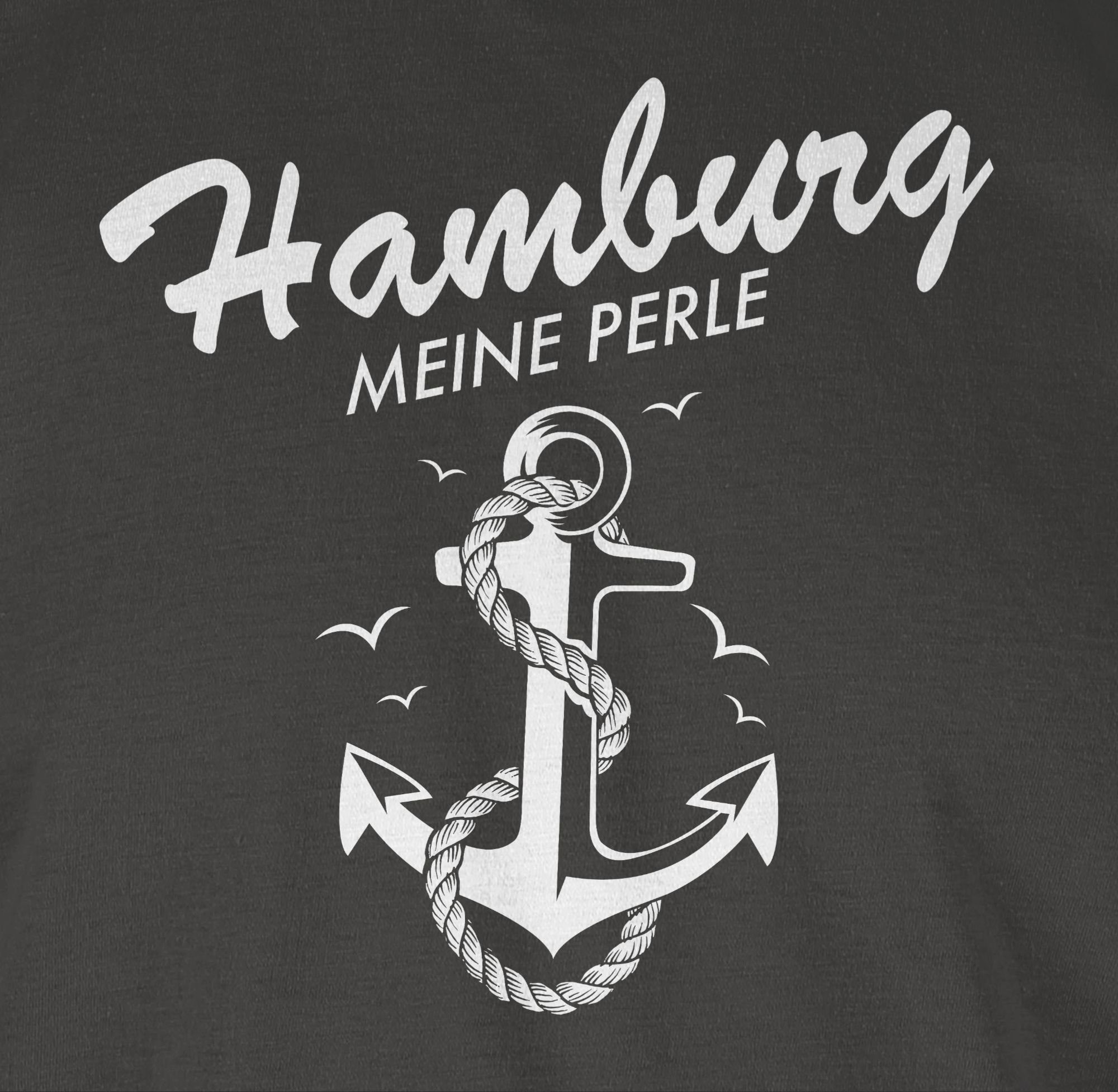 Shirtracer T-Shirt Hamburg - meine Perle Stadt und City Outfit