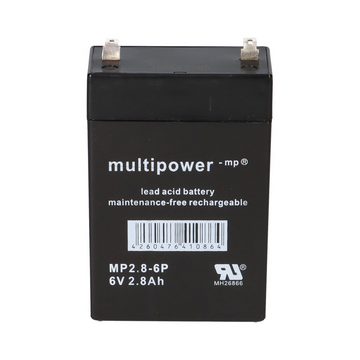 Multipower Multipower Blei-Akku MP2,8-6P Pb 6V / 2,8Ah Bleiakkus