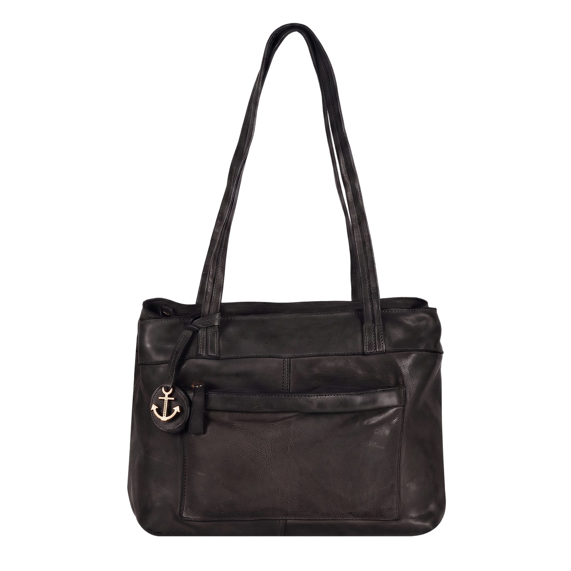 HARBOUR 2nd Shopper, Damen Schultertasche, Umhängetasche mit dekorativem Anhänger