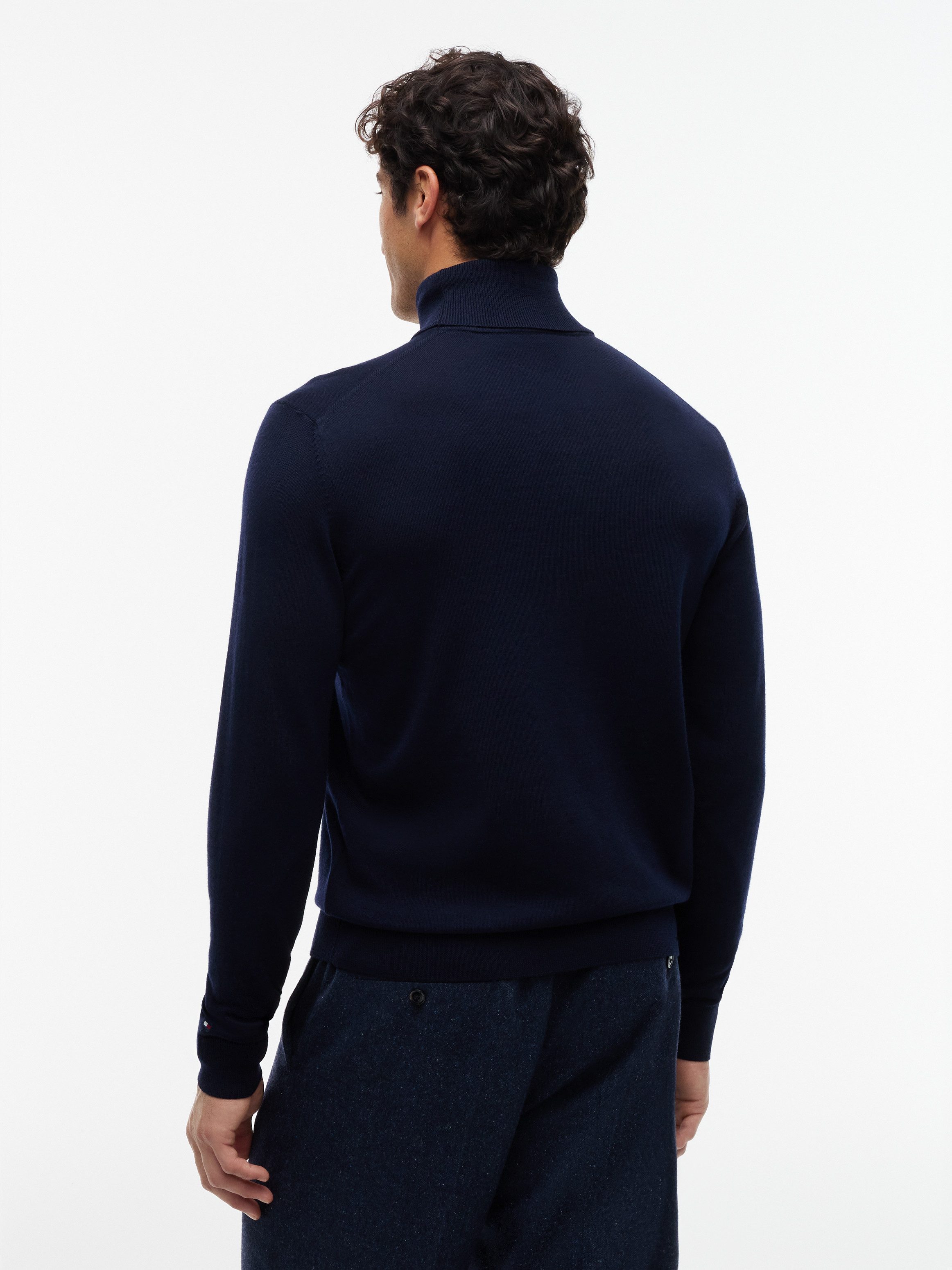 Tommy Hilfiger Rollkragenpullover NY MERINO ROLL NECK aus reiner Wolle – Bild 3 von 5