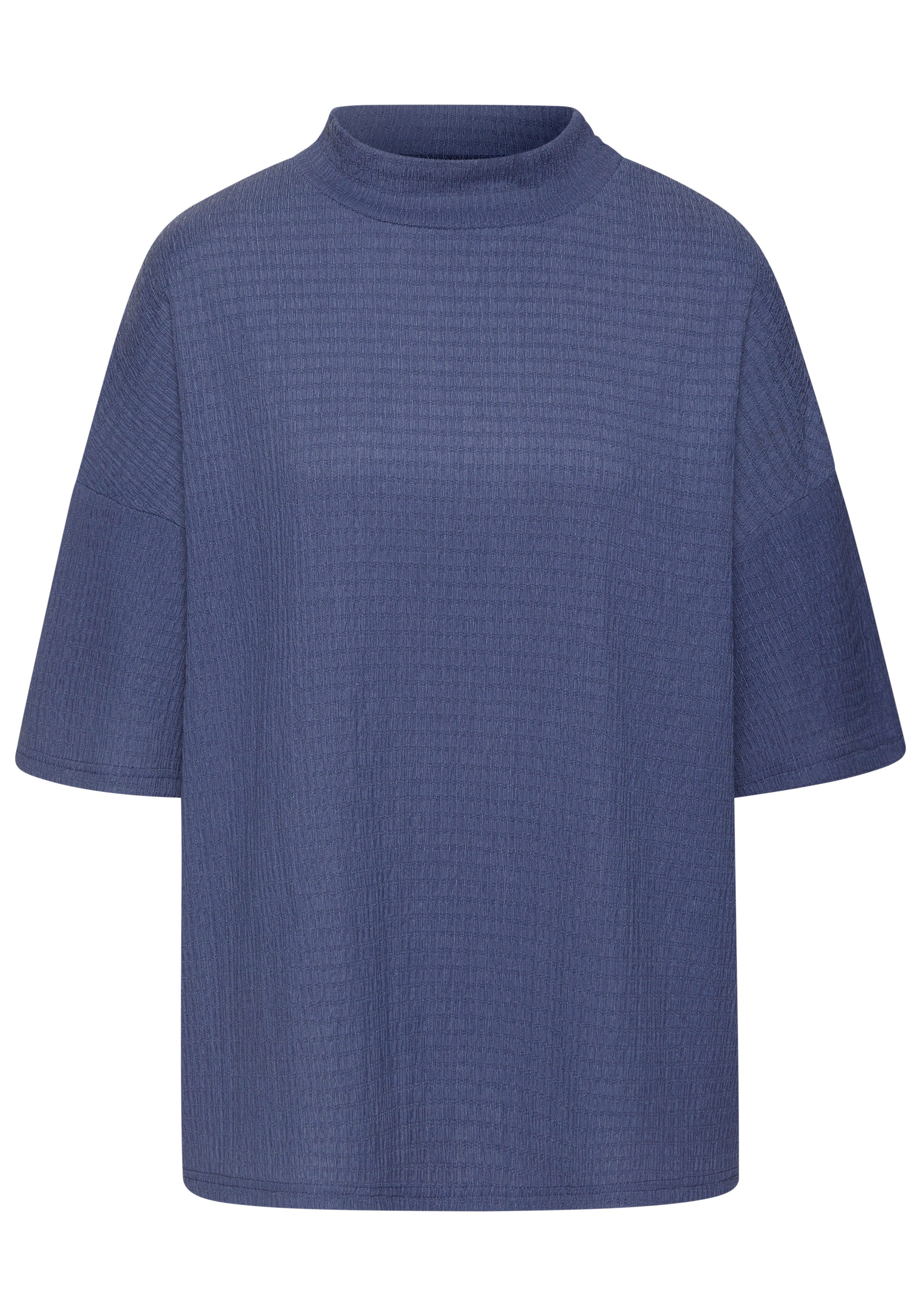 LASCANA Kurzarmshirt mit Stehkragen (2er-Pack) aus bügelfreier Crêpe-Qualität – Bild 4 von 5