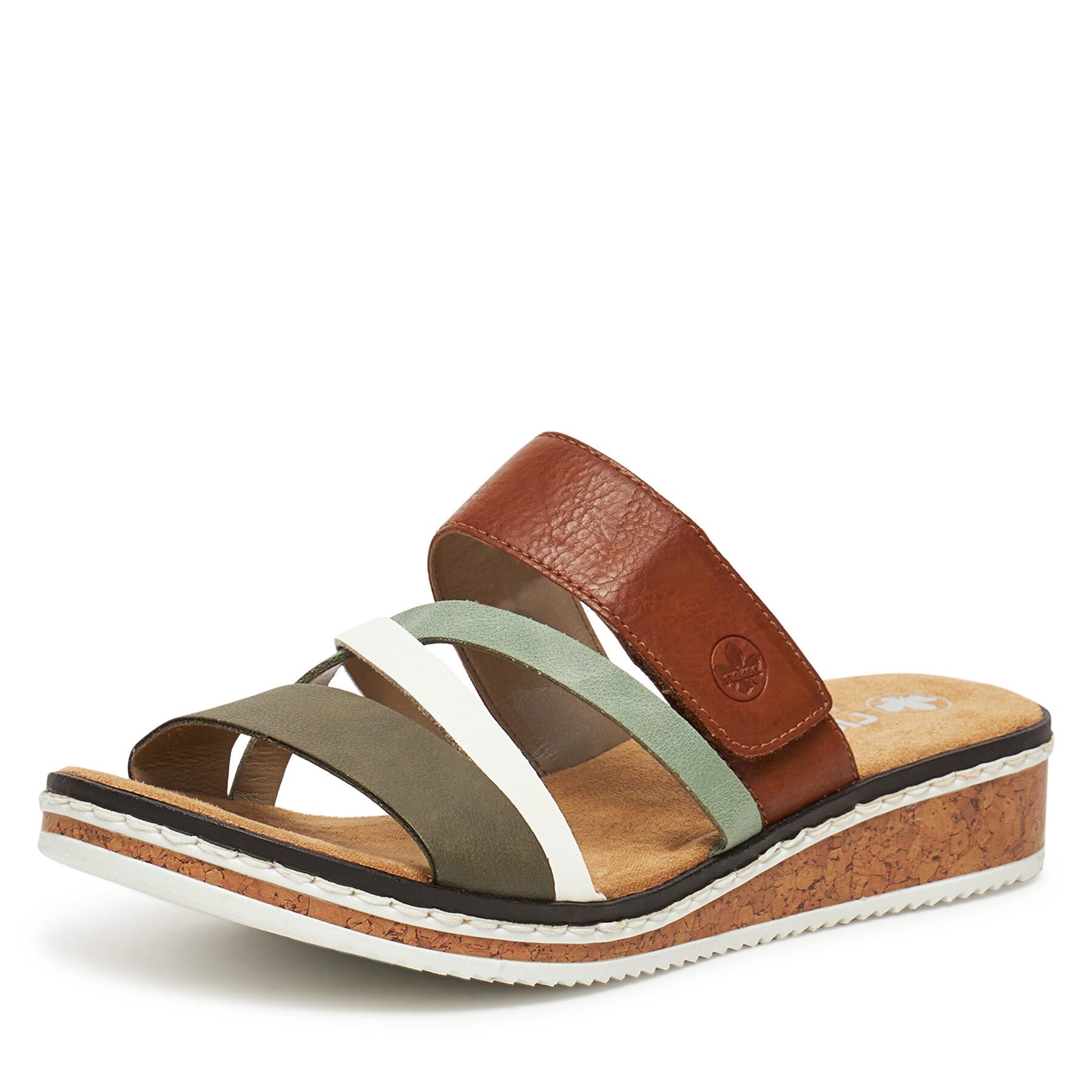Rieker Rieker Damen-Flip-Flops Braun V3652-91 Badepantolette