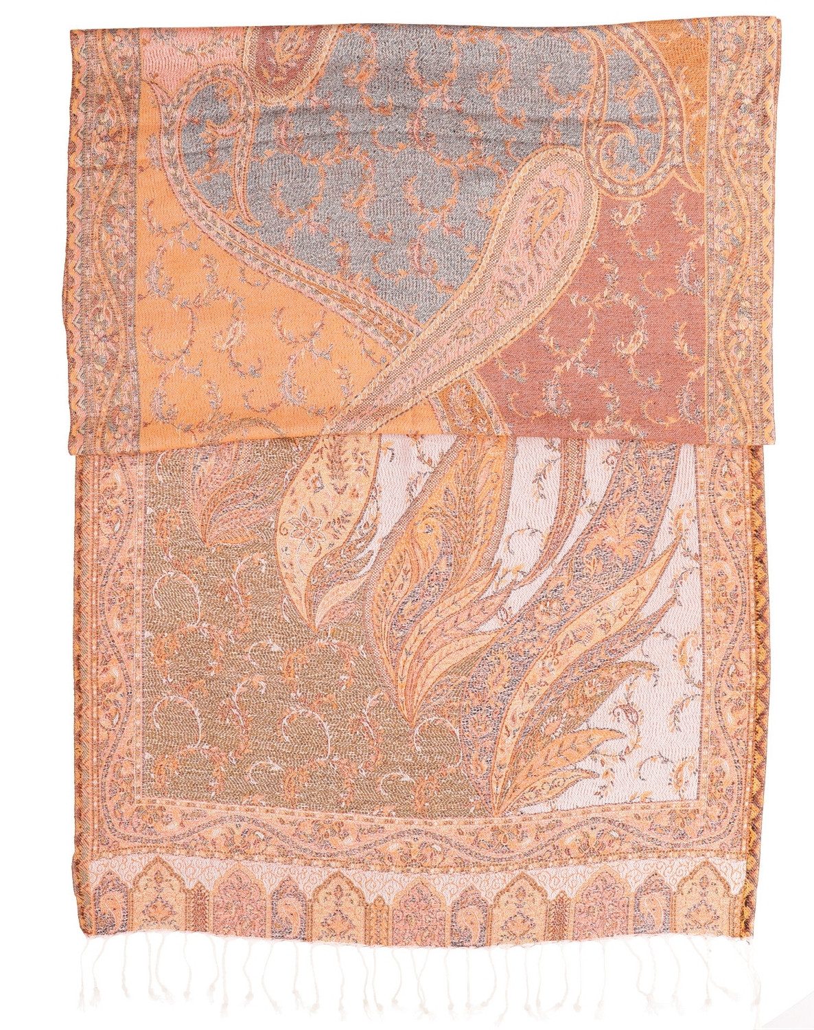 Guru-Shop Halstuch Indischer Schal, Stola mit Paisley Muster,..
