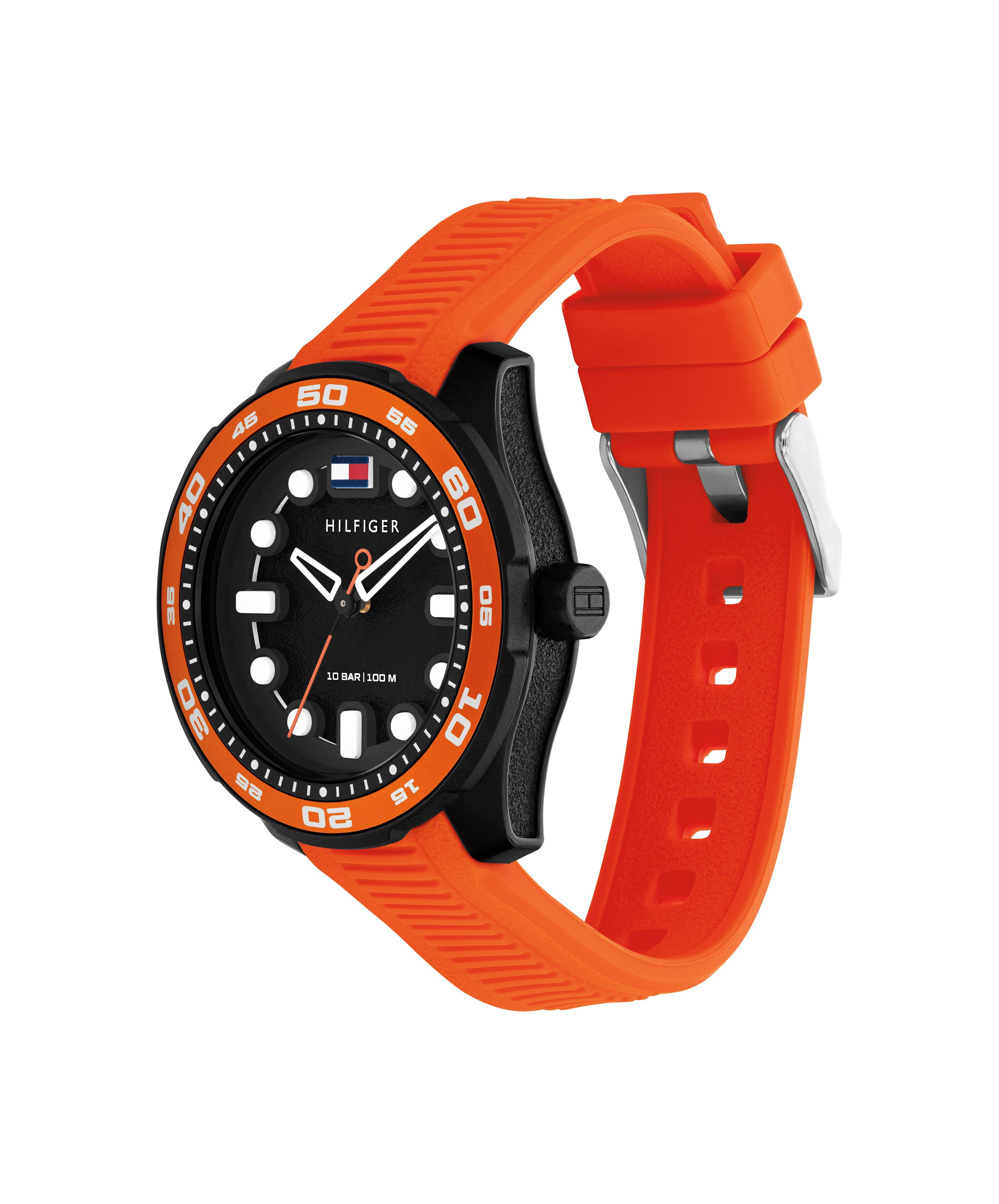 Tommy Hilfiger Quarzuhr TH-REGATTA 1720055, Armbanduhr, Damenuhr, Herrenuhr, Silikonarmband, analog