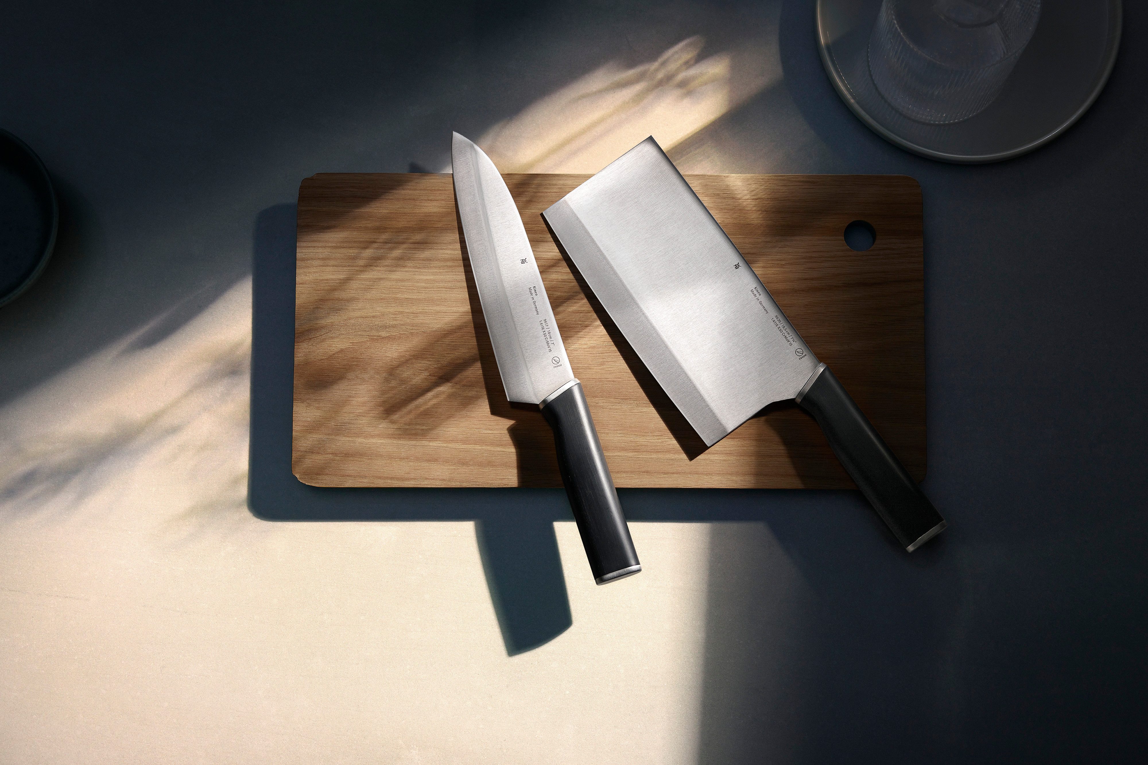WMF Santokumesser Kineo, Performance Cut Technologie, hochwertiger Edelstahl, ergonomisch