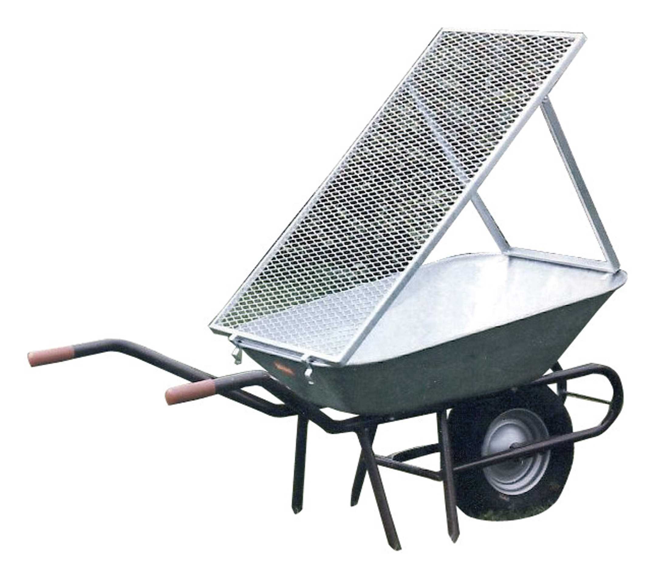 BRISTA Gartensieb, Streckmetall f. Schiebkarre Maschenweite 17 x 40 mm Größe 1000 x