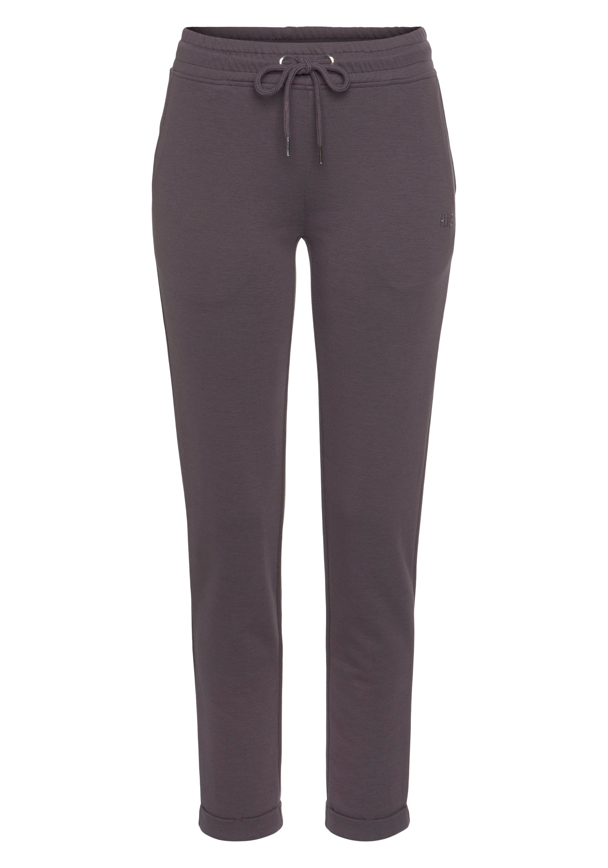 H.I.S Sweathose Schlupfhose mit kleinem Aufschlag am Saum, Loungewear. € 24,99