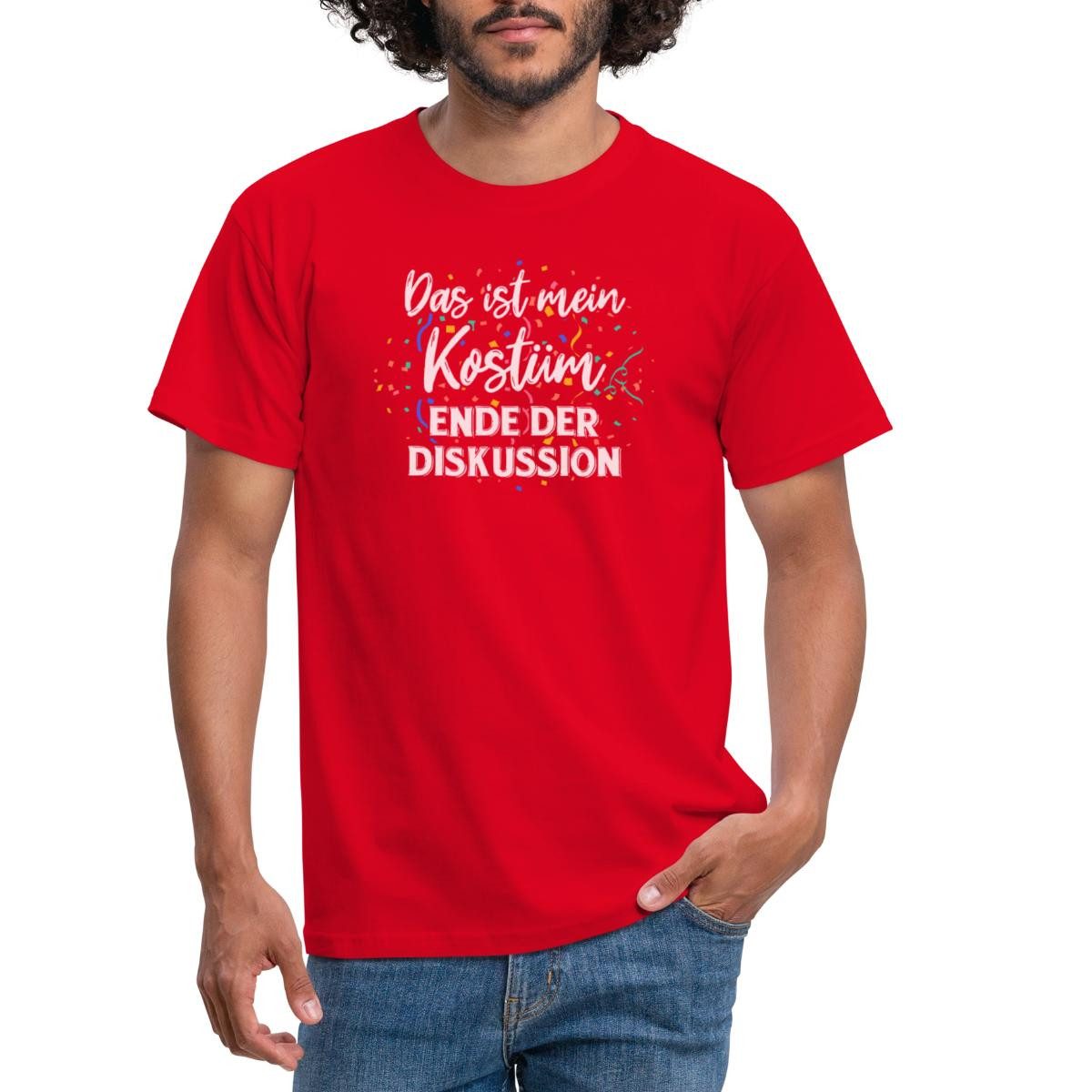 Spreadshirt T-Shirt Das Ist Mein Kostüm Fasching Karneval Ende Männer T-Shi günstig online kaufen