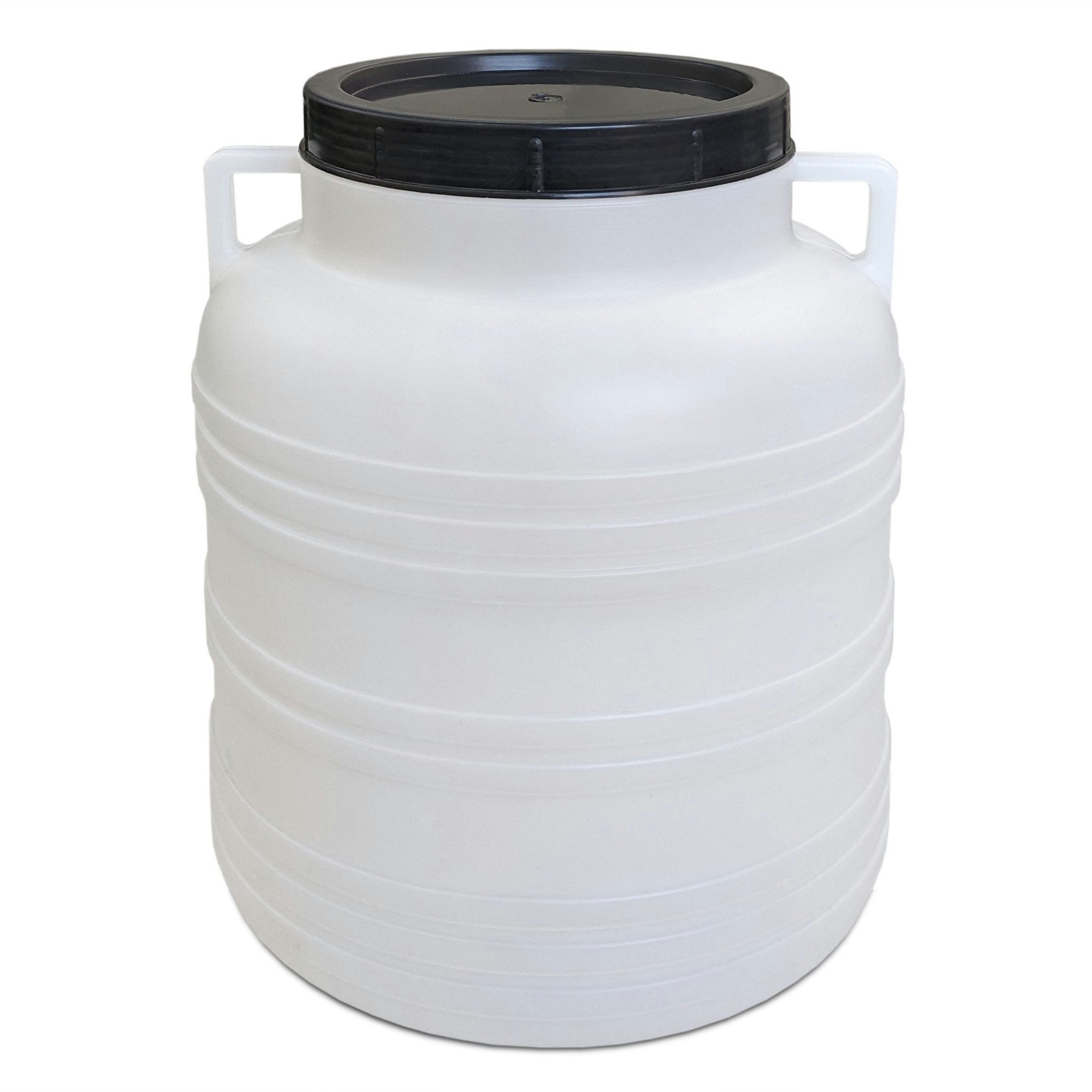 Plasteo Regentonne Weithalsfass Lebensmittelecht BPA-Frei Sauerkrautfass BPA-Frei, 30 l, BPA-Frei