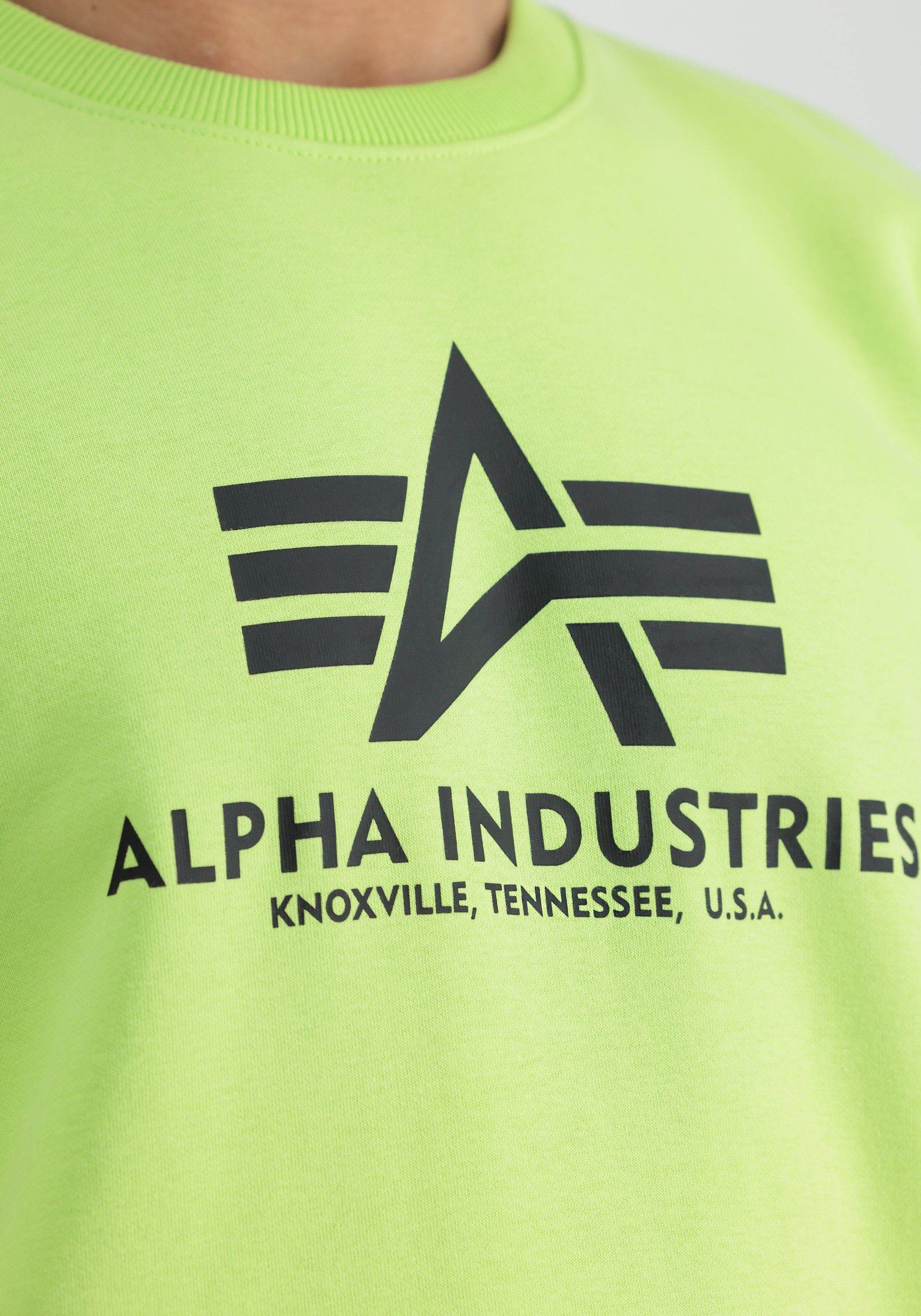 Alpha Industries Industries - Alpha Sweatshirts Sweater hornet Men Basic green Sweater