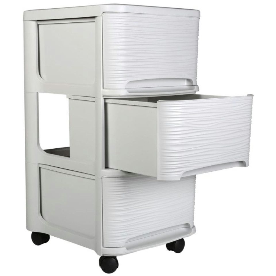 ONDIS24 Rollcontainer Schubladenturm Tour Stone Schubladenschrank günstig online kaufen