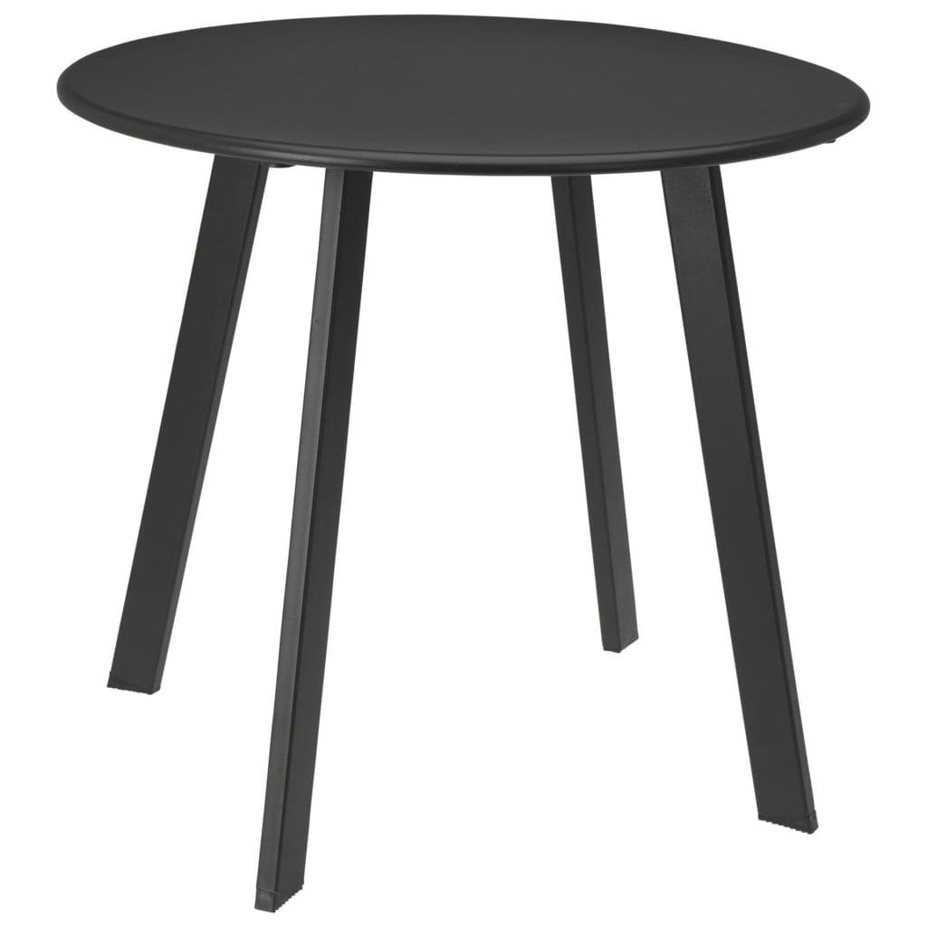 Progarden Beistelltisch Tisch Matt-Dunkelgrau 50x45 cm | (1-St) Dunkelgrau Dunkelgrau
