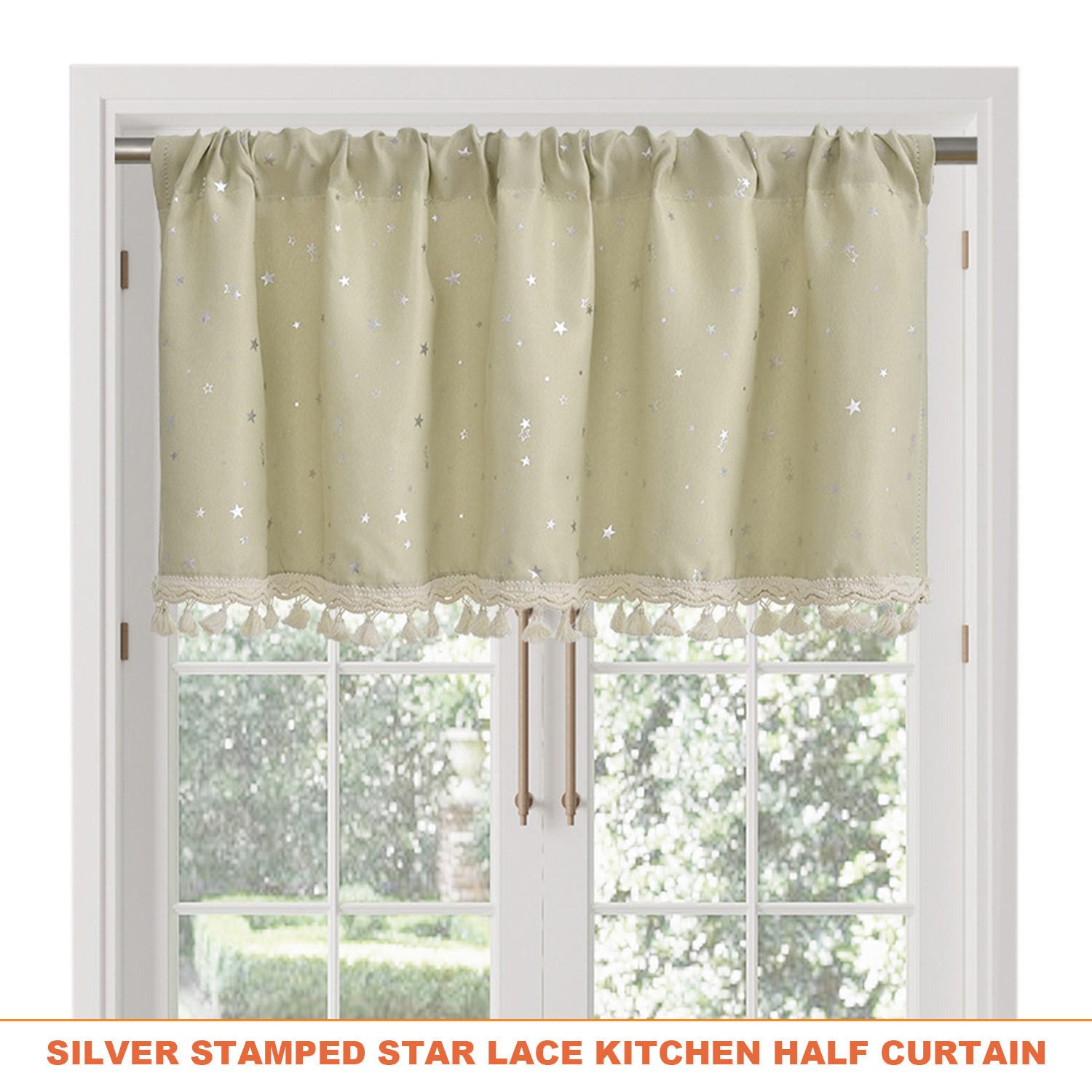 Refttenw Vorhang Kurz Gardinen Kurz Verdunkelungsvorhang Store mit Rutentasche (1 St)