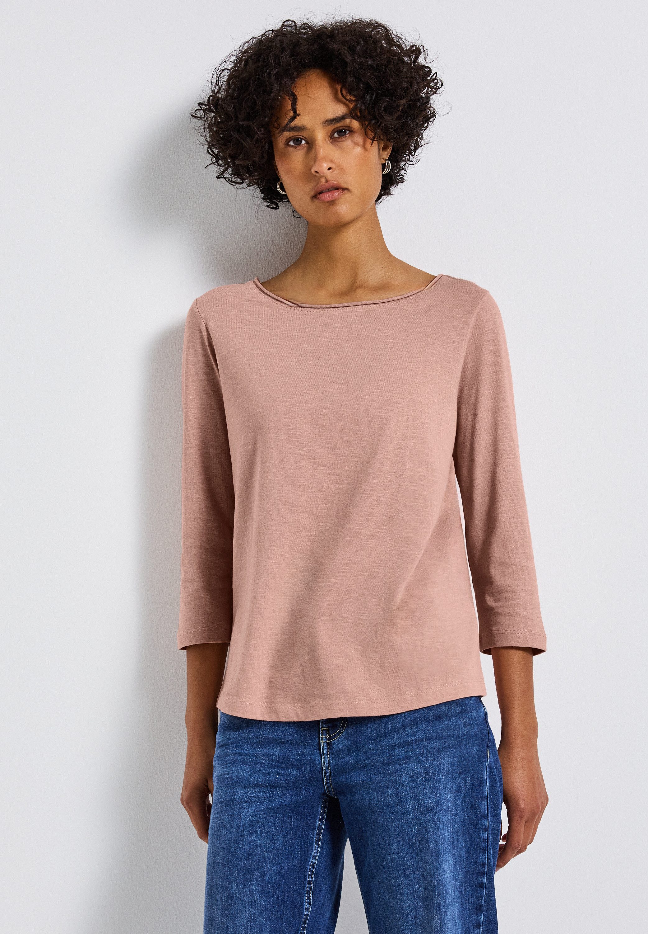 STREET ONE T-Shirt aus reiner Baumwolle