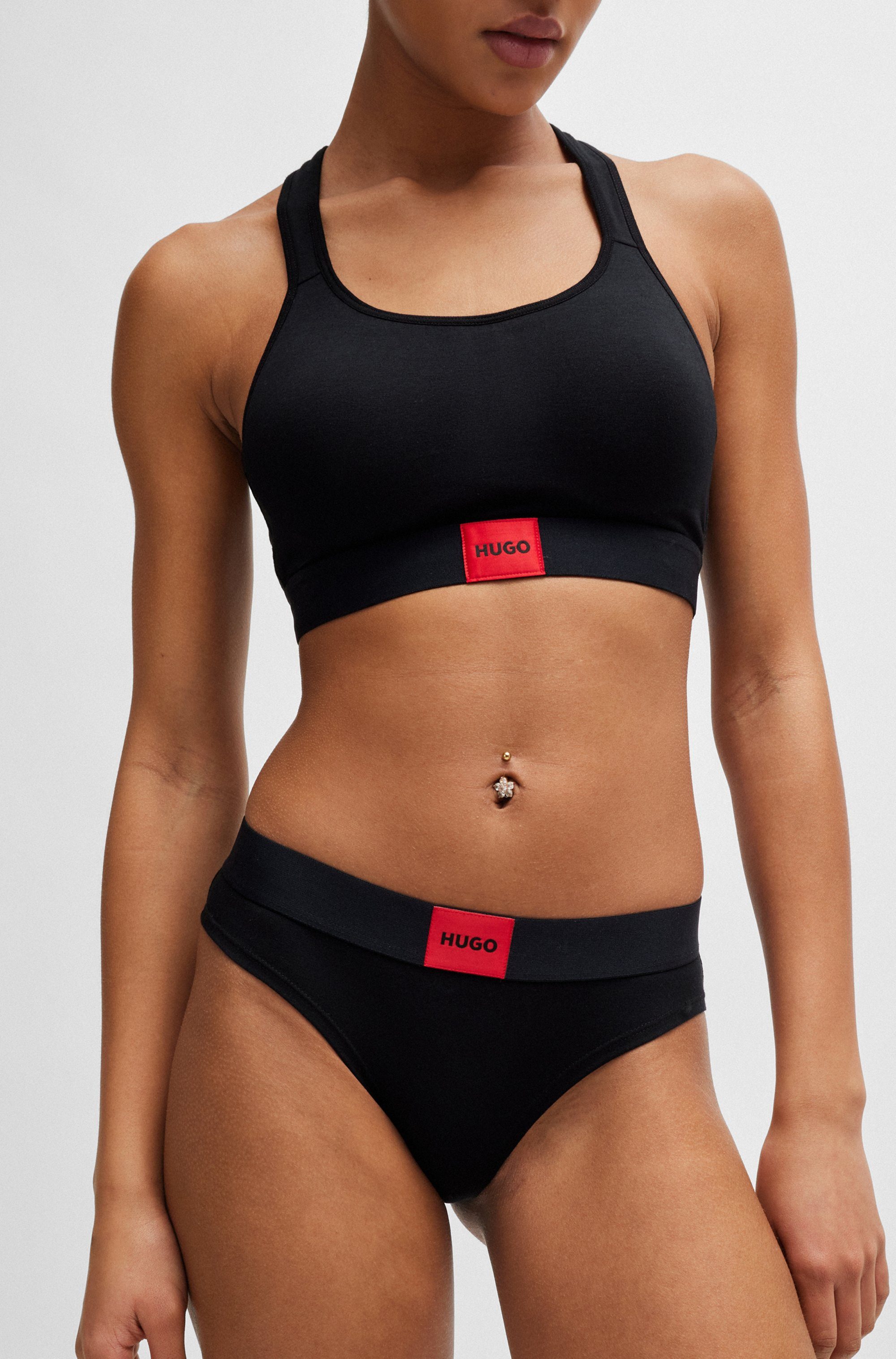 HUGO Slip BRIEF RED LABEL mit elastischem Logobund