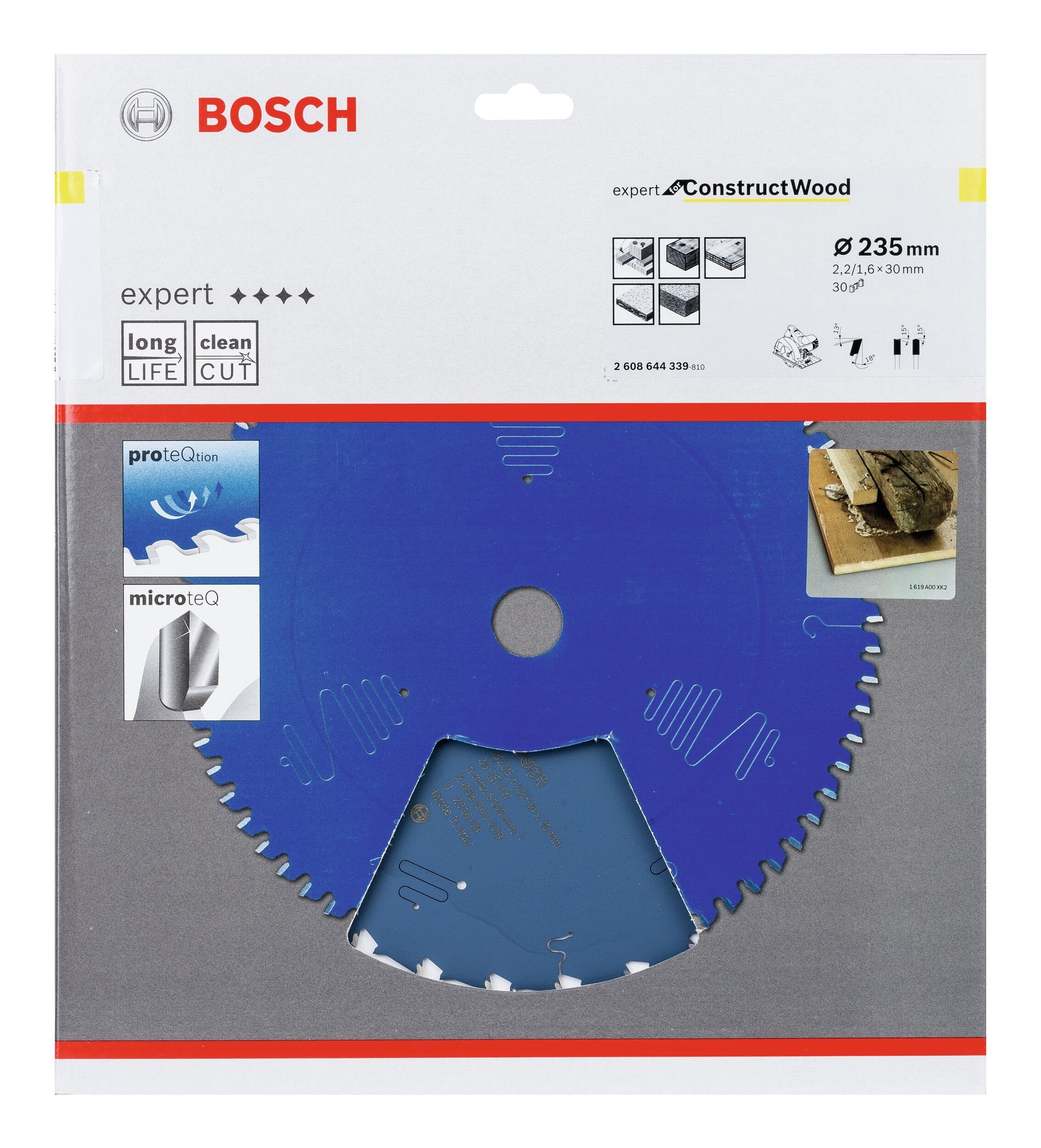 For x - 2 30 Wood Expert mm Construct x BOSCH Kreissägeblatt 235 30Z,