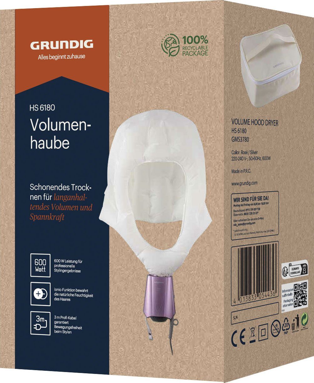 Grundig Haartrockenhaube 6180, Volumenhaube W HS 600