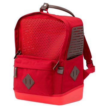 kurgo Tiertransporttasche Hunderucksack Nomad Carrier Backpack rot