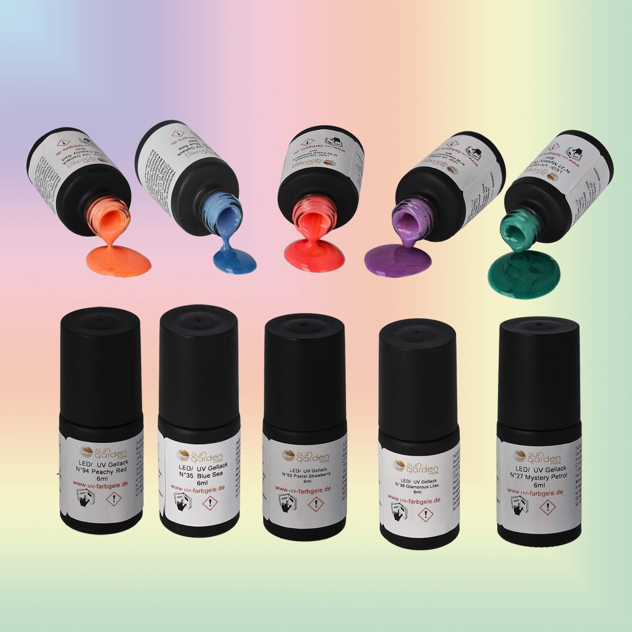 Sun Garden Nails Nagellack-Set UV Gel Starterset Miami - Einsteigerset