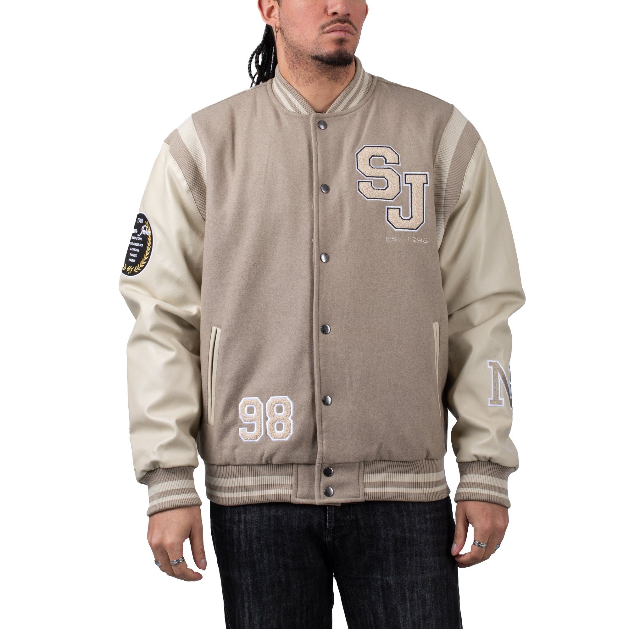 Sean John Collegejacke Sean John Script Logo College Jacket