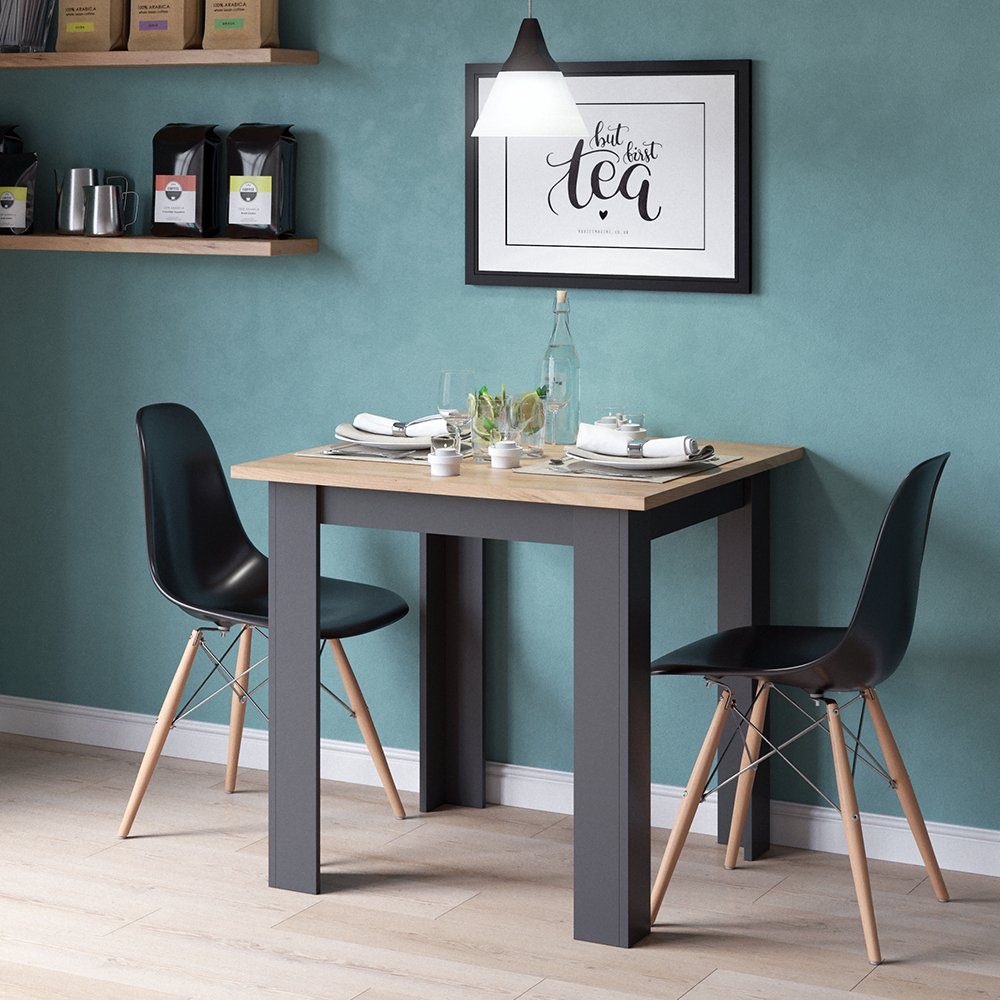 Vicco Esstisch »Küchentisch Esszimmertisch 80x80 Kaffeetisch Goldkraft