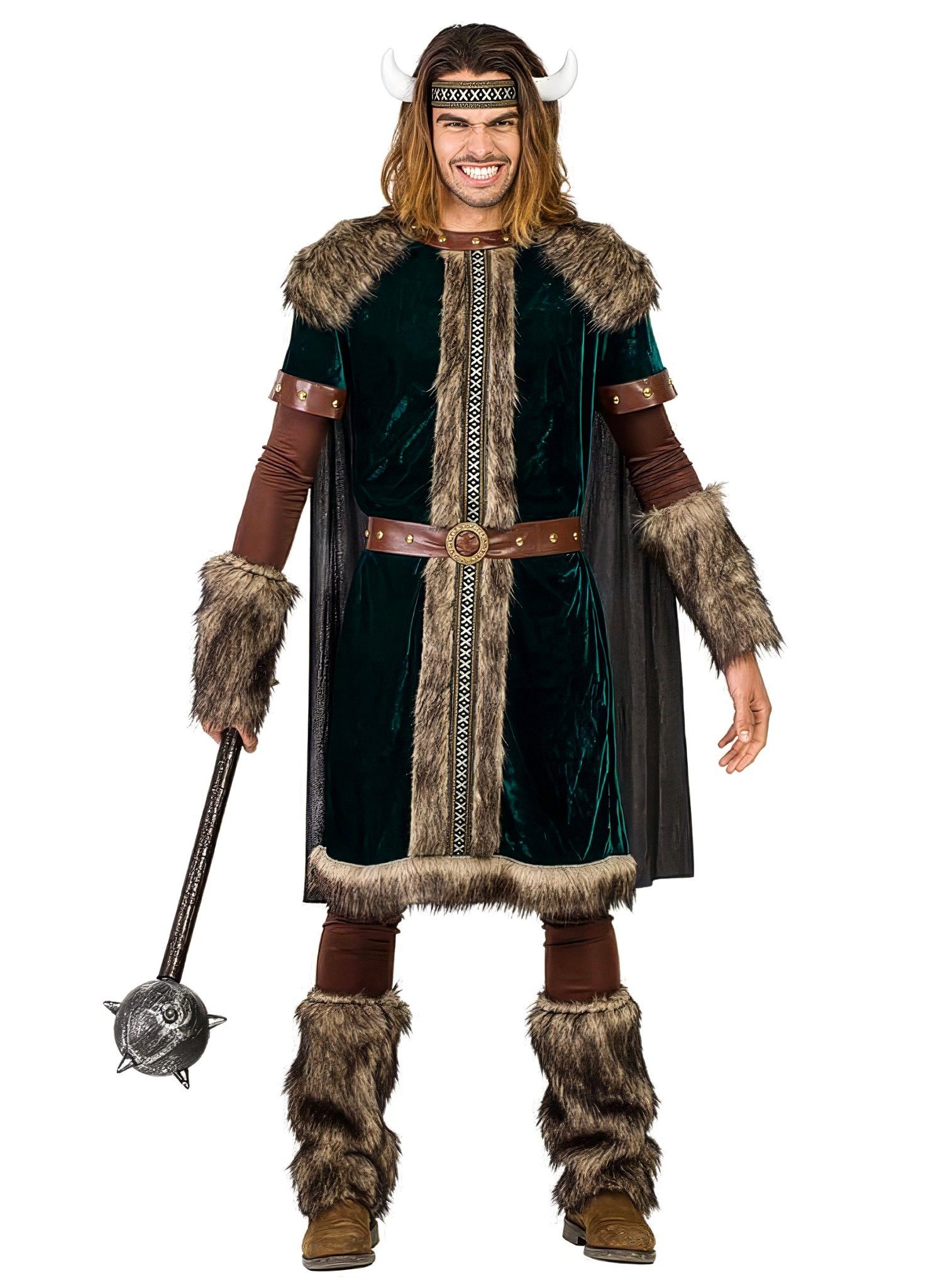 Boland Kostüm Wikinger Barbar Kostüm - Karnevalskostüme Herren, Damit fühlst Du Dich wie King!