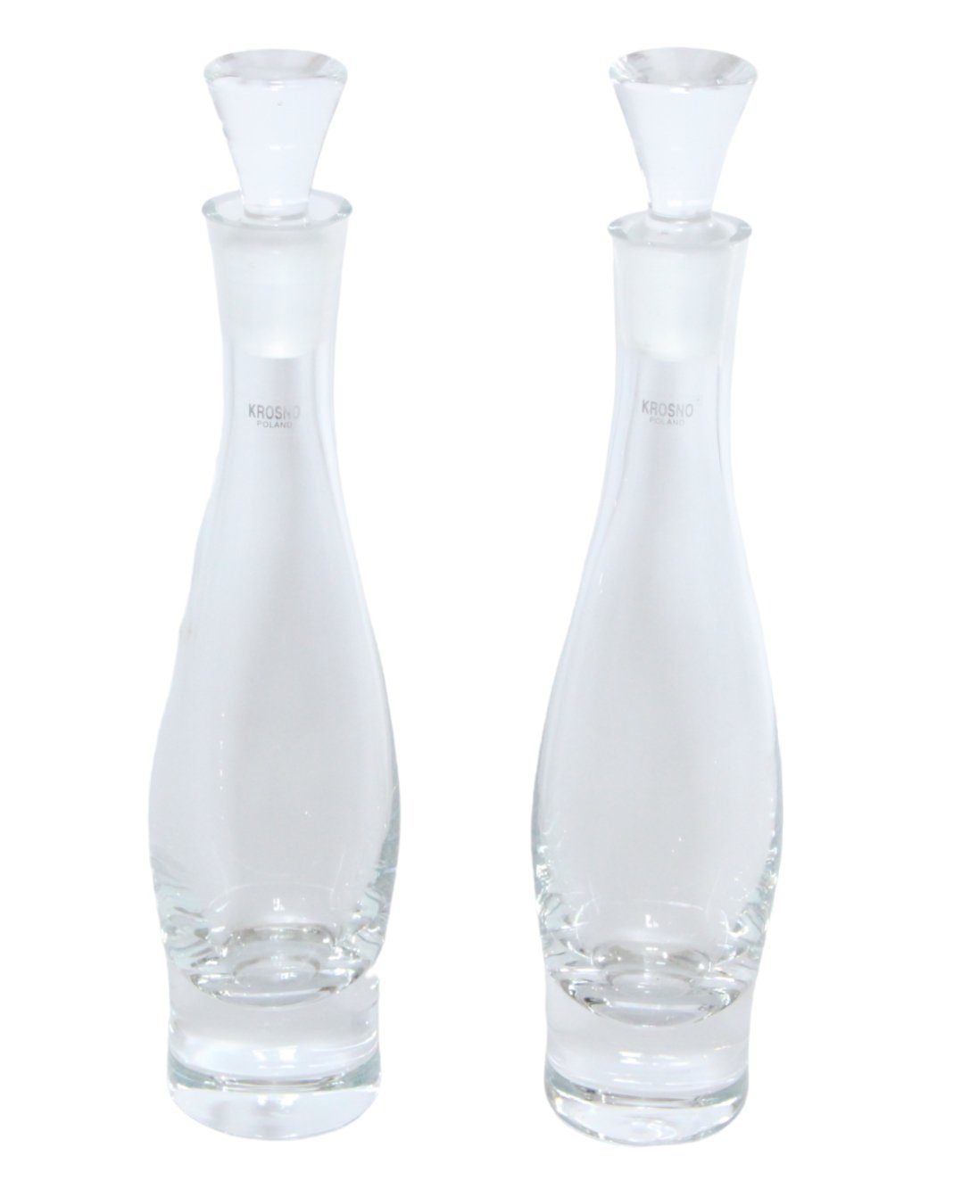 Ölspender Essig- & Ölspender H 24 cm Karaffe mit Stöpsel aus Glas transparent