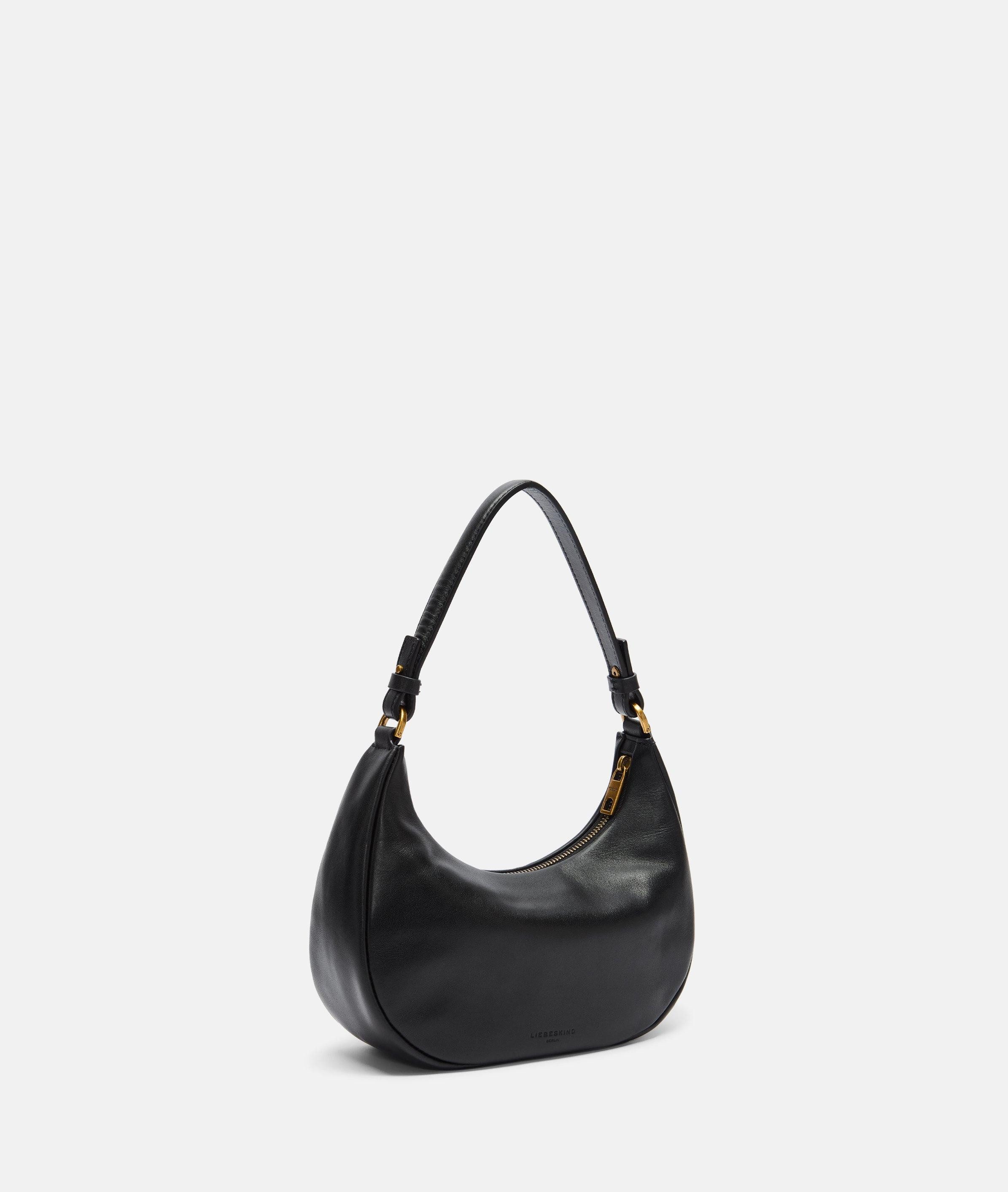 Liebeskind Berlin Schultertasche Dancing Letters Hobo XS, Kleine Tasche aus Nappaleder