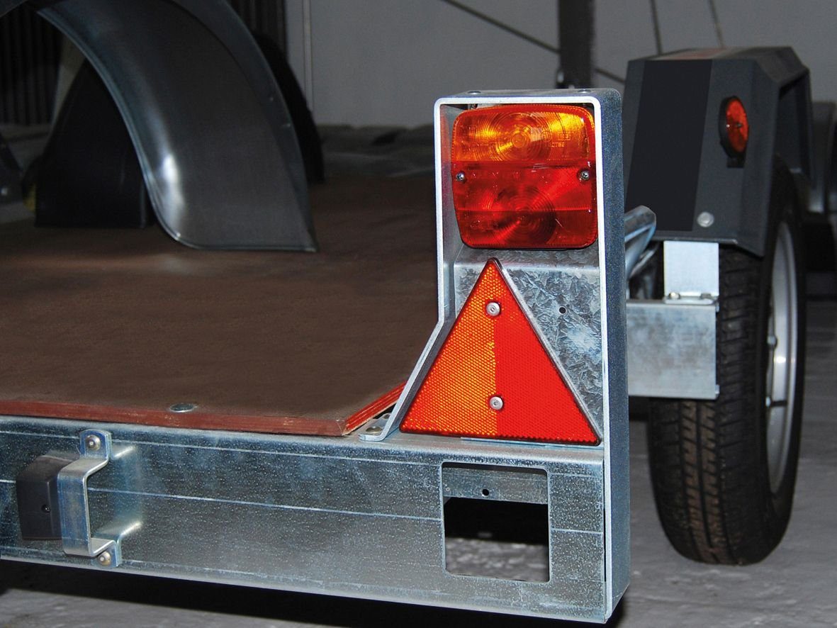 LAS Anhängerkupplung LAS Reflektor dreieckig rot 2 Stück