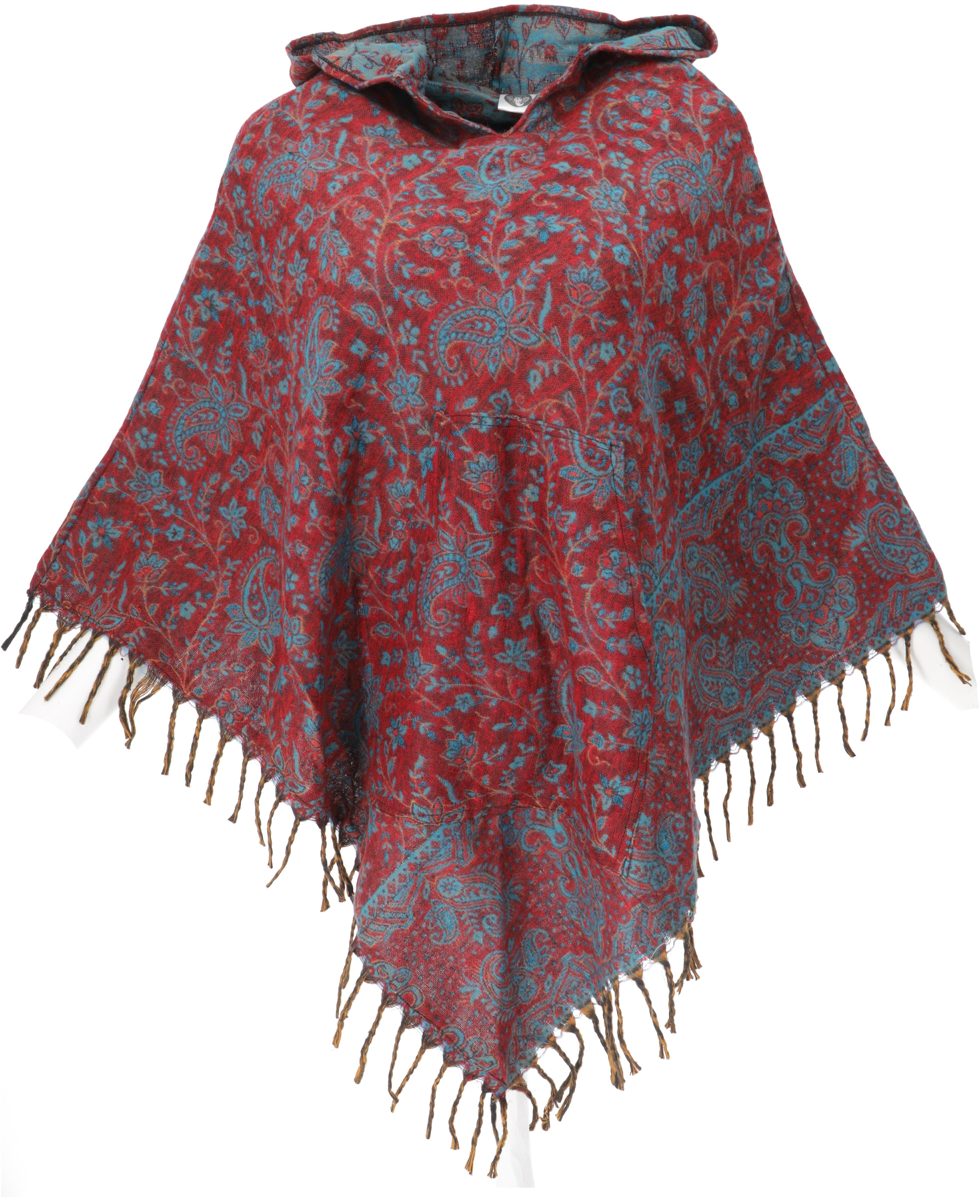 Guru-Shop Langjacke Ethno, Hippie Poncho mit günstig online kaufen