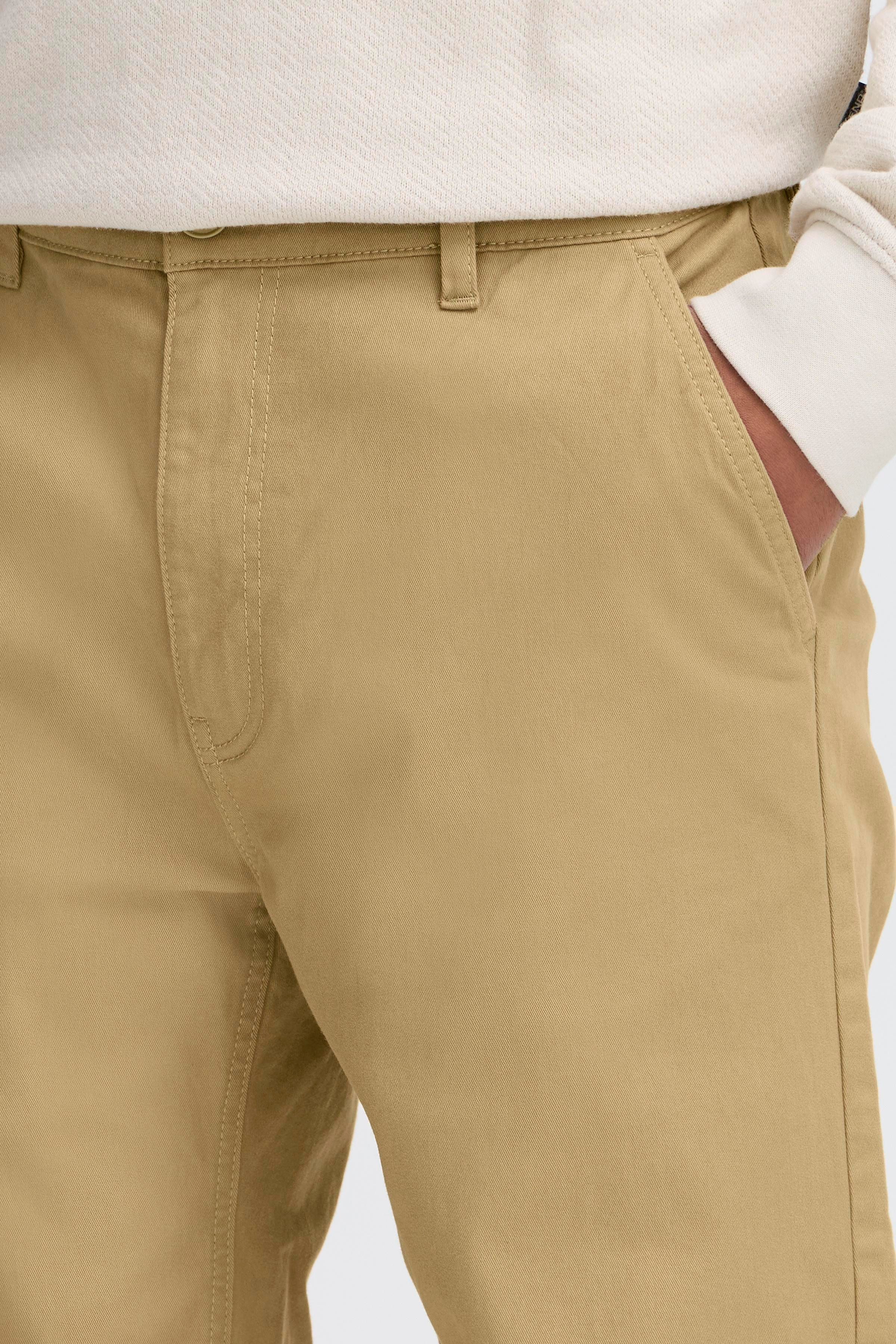 Blend Chinohose BHNATAN WIDE LEG CHINO mit Baumwollmischung, Relaxed Fit, knöchellang