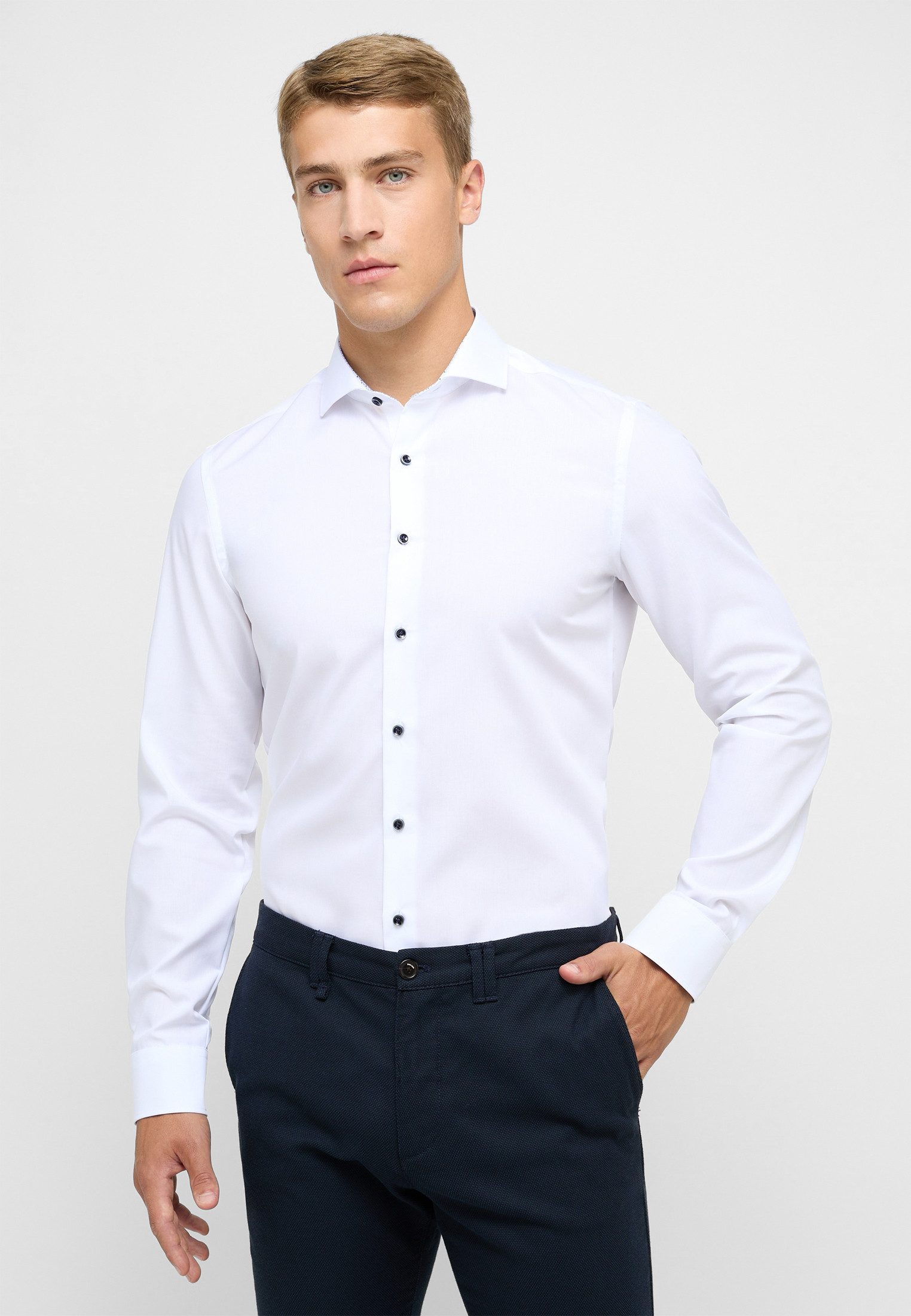 Eterna Langarmhemd SLIM FIT NON IRON günstig online kaufen