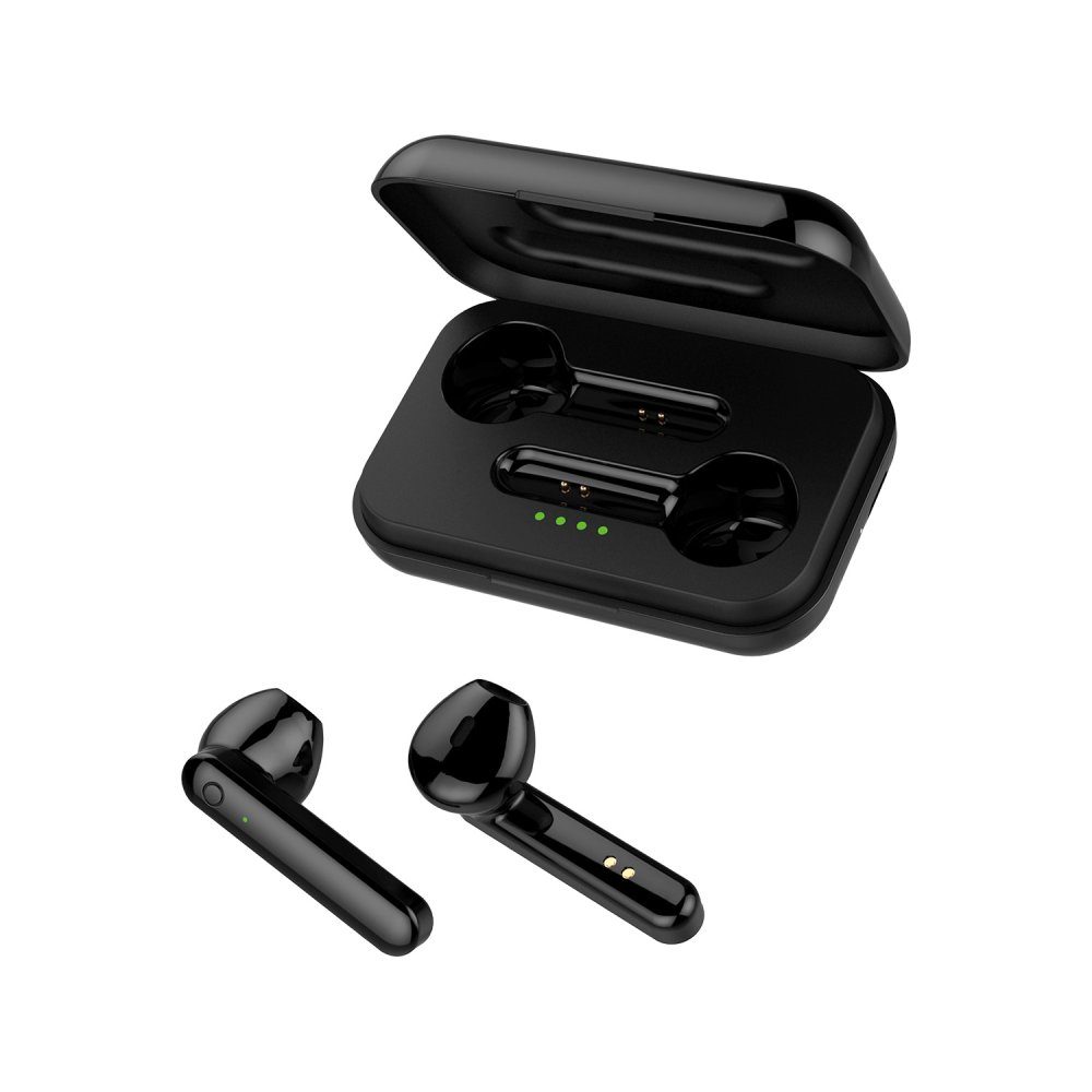 Forever Wireless In-Ear Kopfhörer In-Ear Headset mit aufladbarem Case wireless In-Ear-Kopfhörer