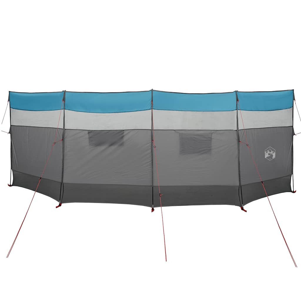 vidaXL Windschutz Camping-Windschutz Blau 510x153 cm Wasserdicht