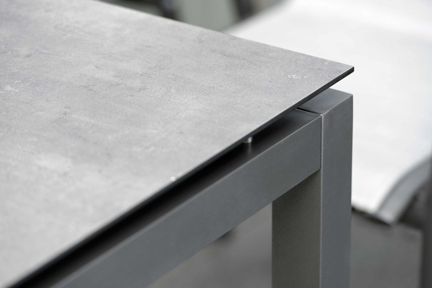 Stern Tischgestell CLASSIC, Aluminium, x B 90 160 Anthrazit cm, T